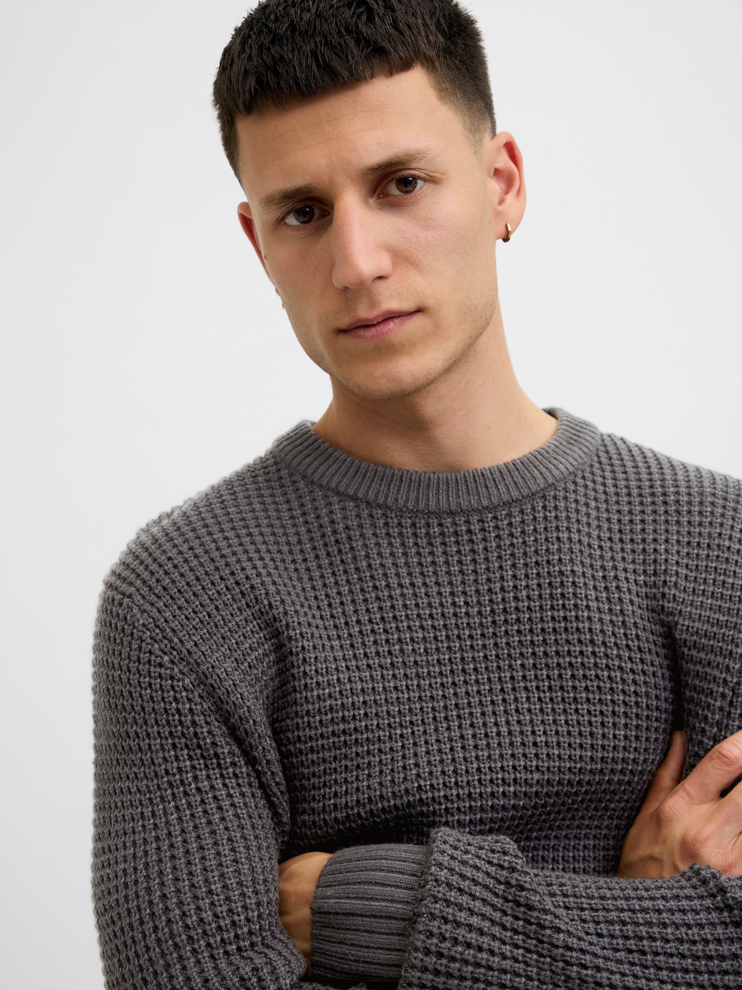 Jack & Jones Pull en tricot »JJGLOBAL KNIT CREW NECK«