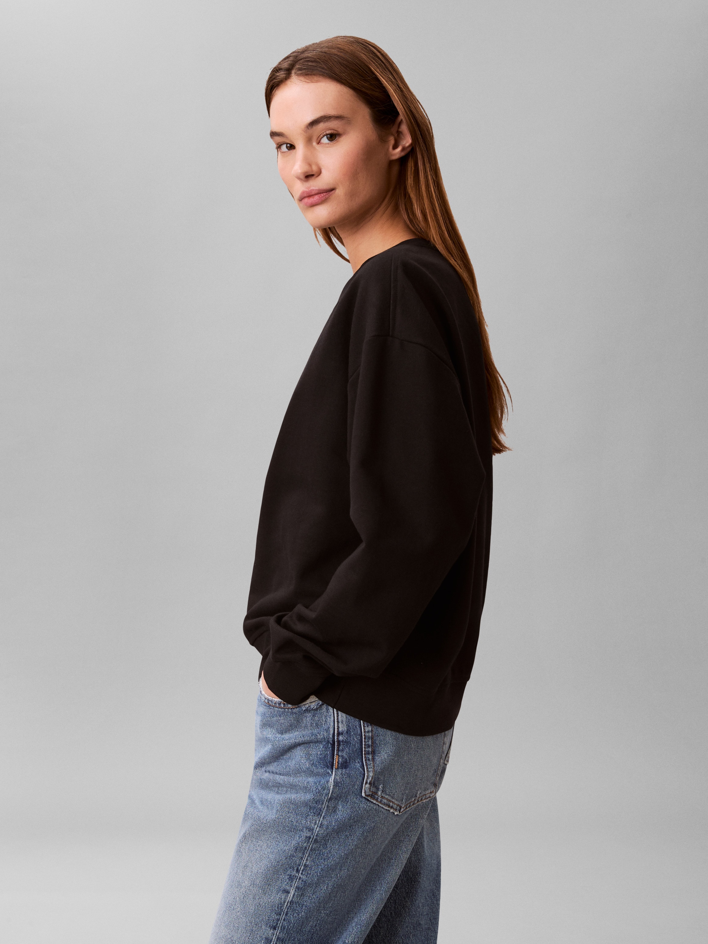 Calvin Klein Jeans Sweatshirt , Regular fit mit Rundhalsausschnitt
