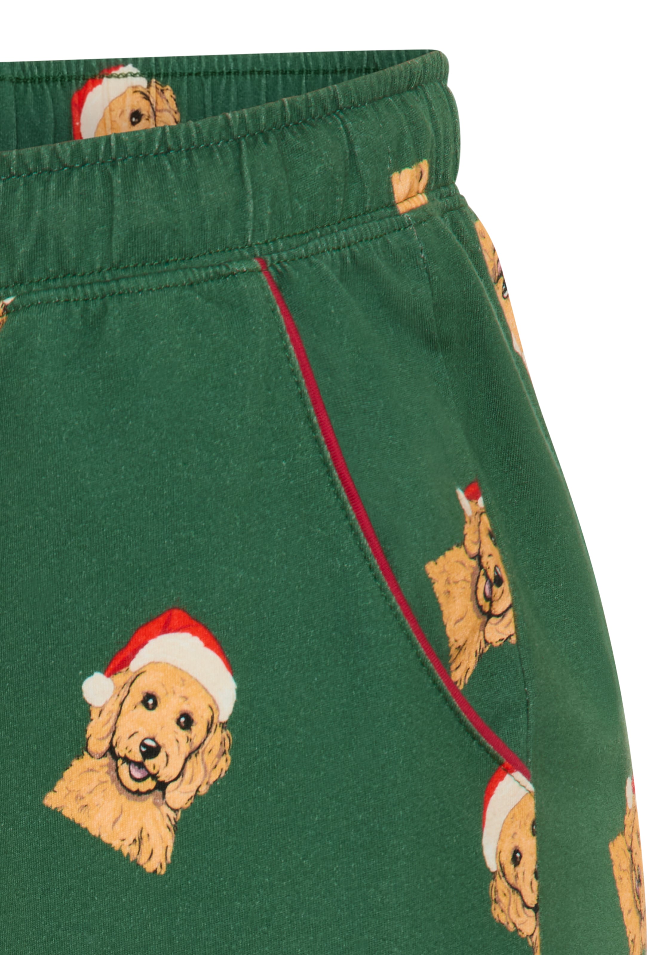 LASCANA Pyjama 2 avec un mignon imprimé de chiens de Noël
