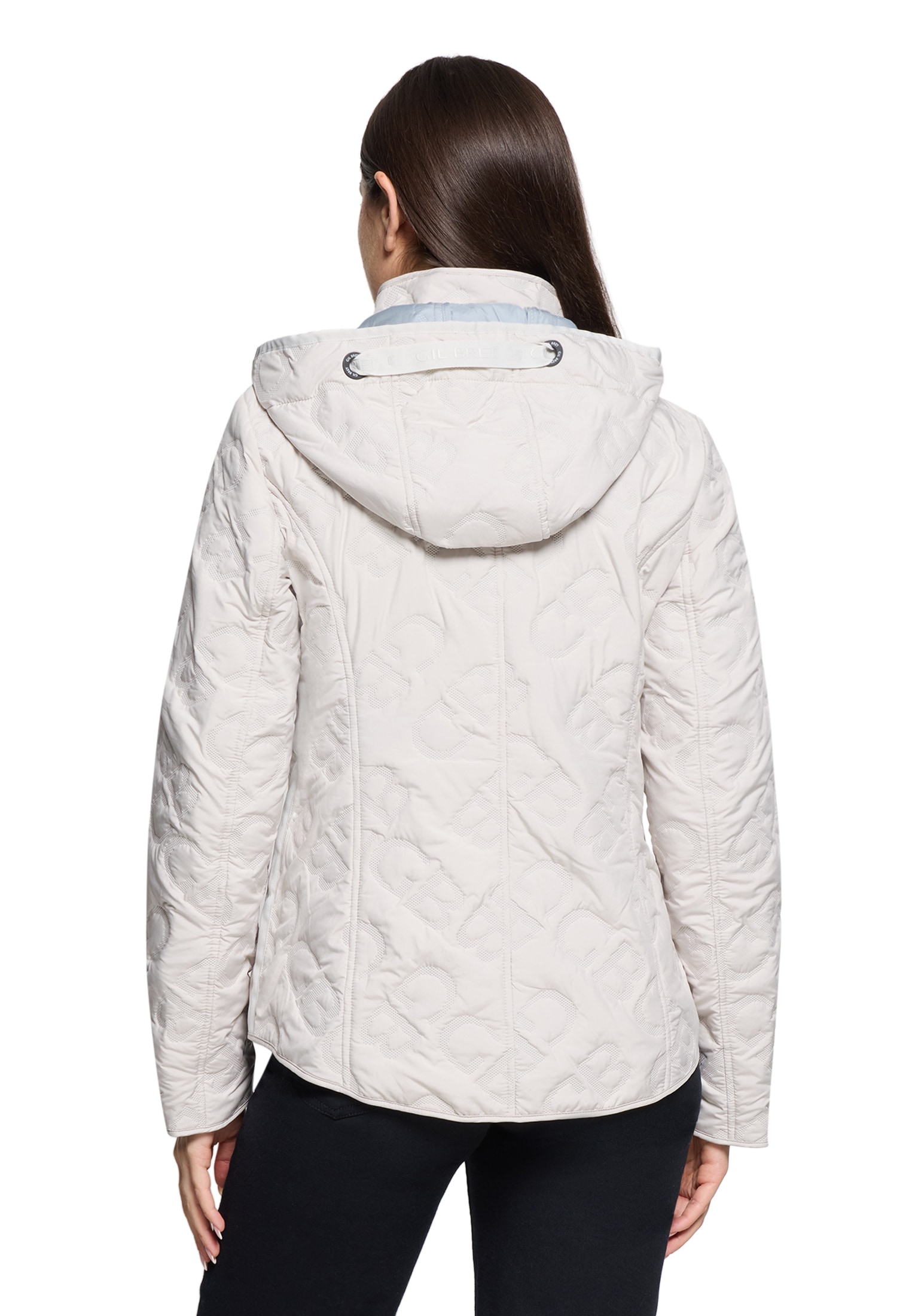 Gil Bret Outdoorjacke mit Kapuze mit Strukturmuster