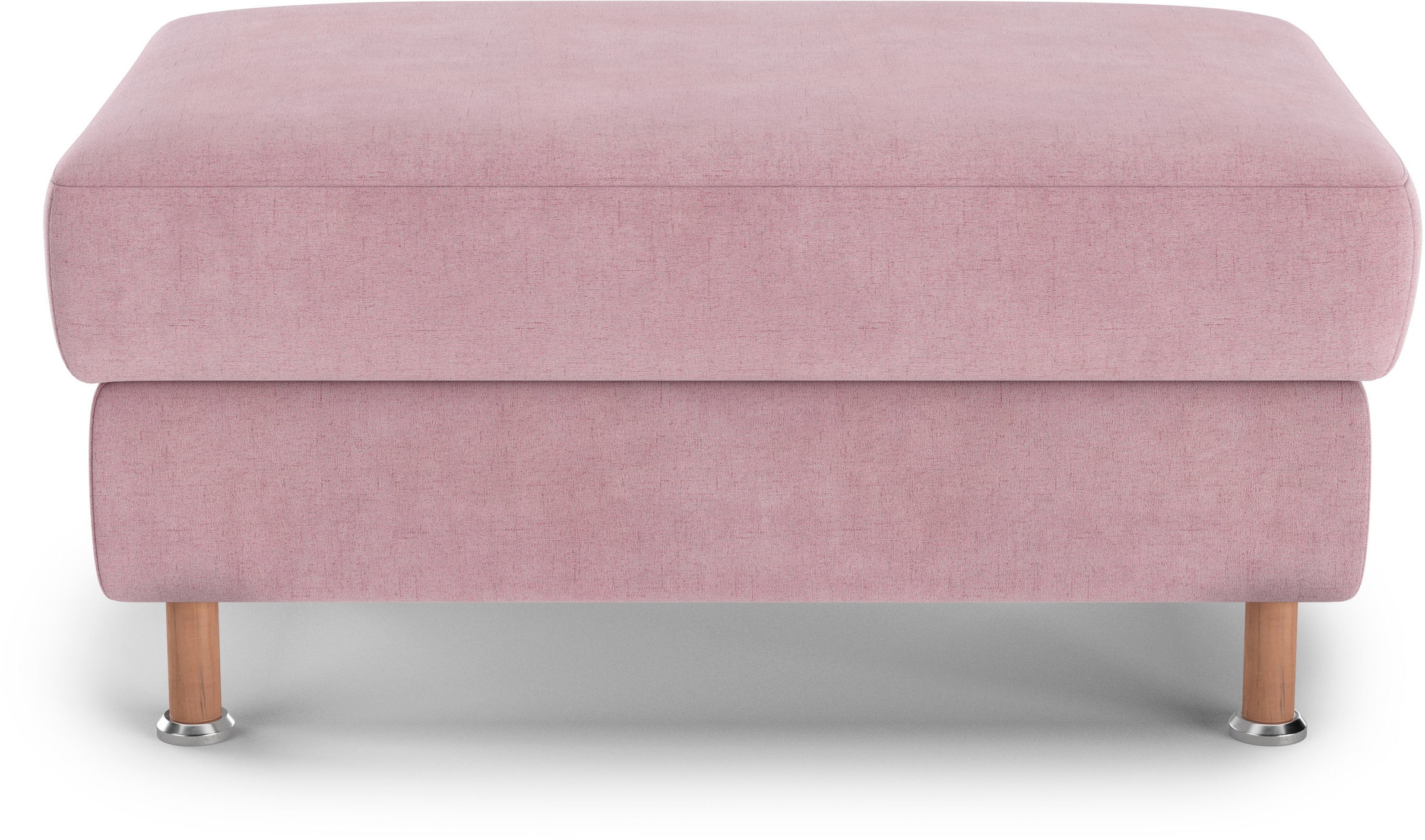 Home affaire Polsterhocker »Calypso« Holzfuesse mit Metallteller