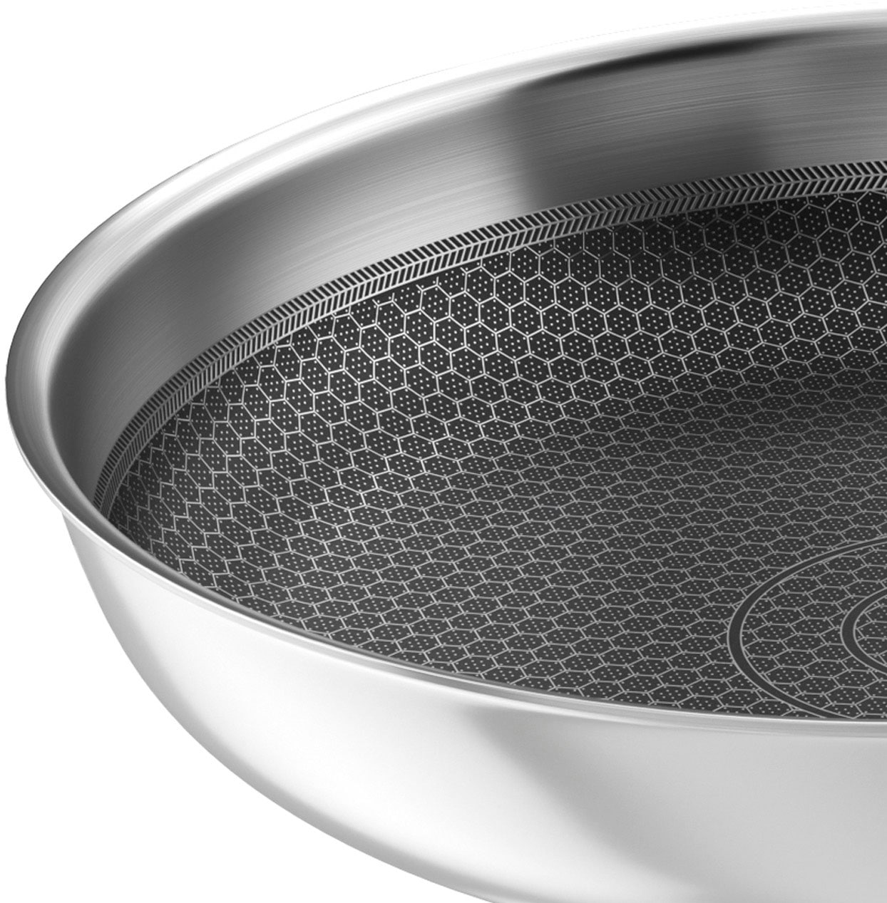 Elo Premium Poêle à frire »Relief Evolution« Edelstahl 18/10 1 pièces tlg. Induktion