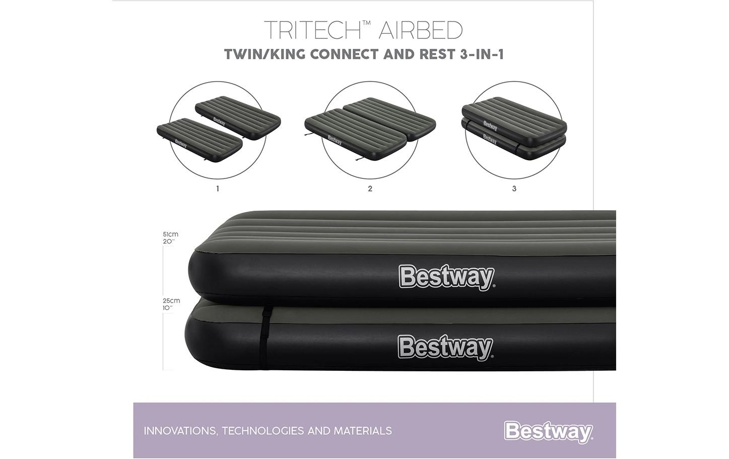Bestway Lit à air »Twin/Queen, 3 in 1 188 x 99 cm«
