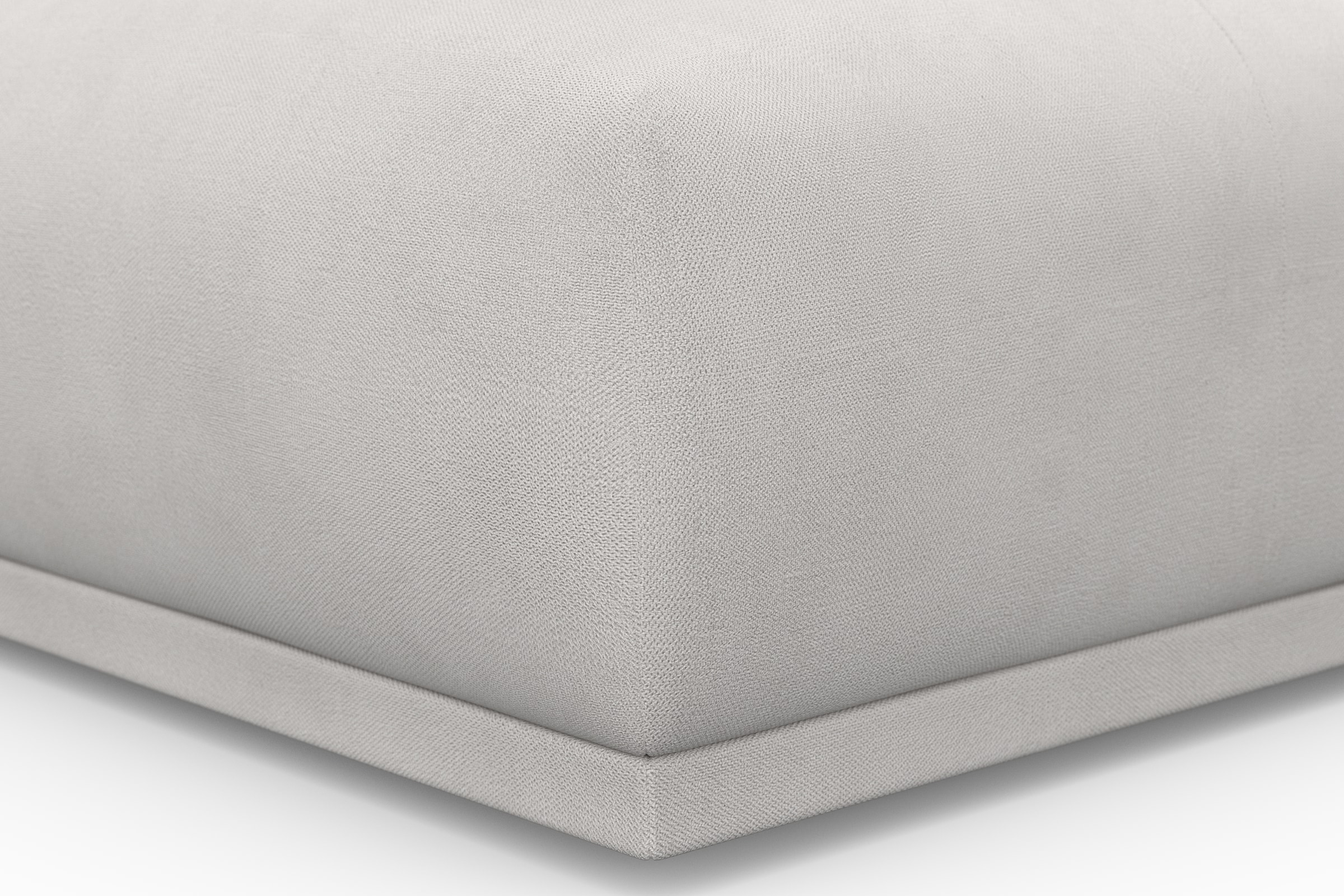 TRENDMANUFAKTUR Tabouret »Braga 85 x 85 cm, Japandi-Stil, hochwertiger Kaltschaum« 1 cuis tlg. pouf rembourré moderne, 85/42/85 cm (L/H/P)