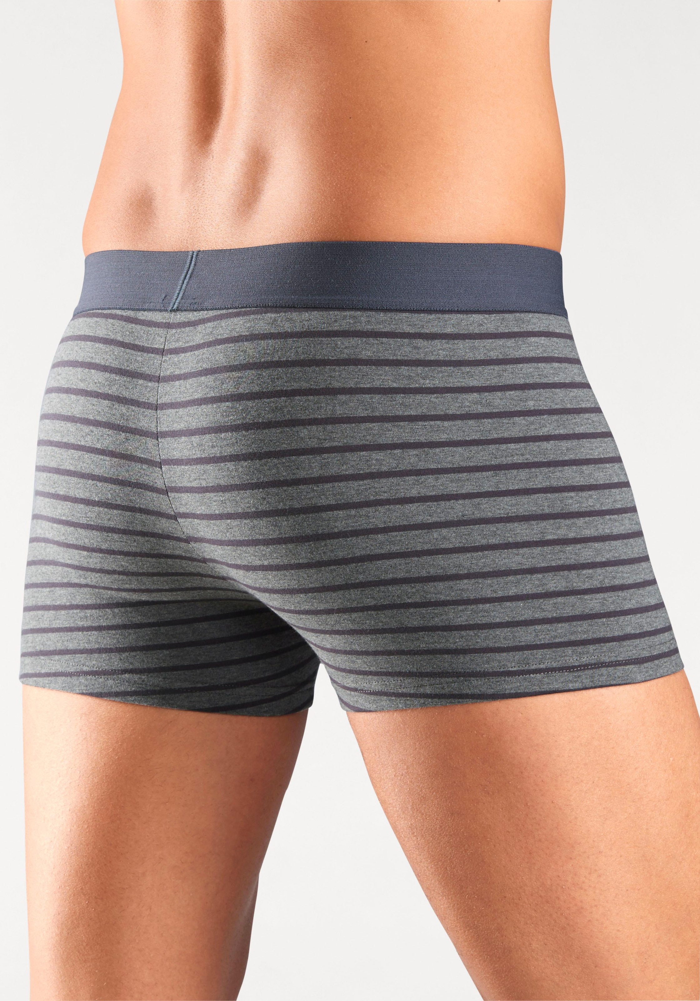 s.Oliver Boxer »Boxershorts für Herren« Paquet, 4 cuis mit kontrastfarbenem Webbund