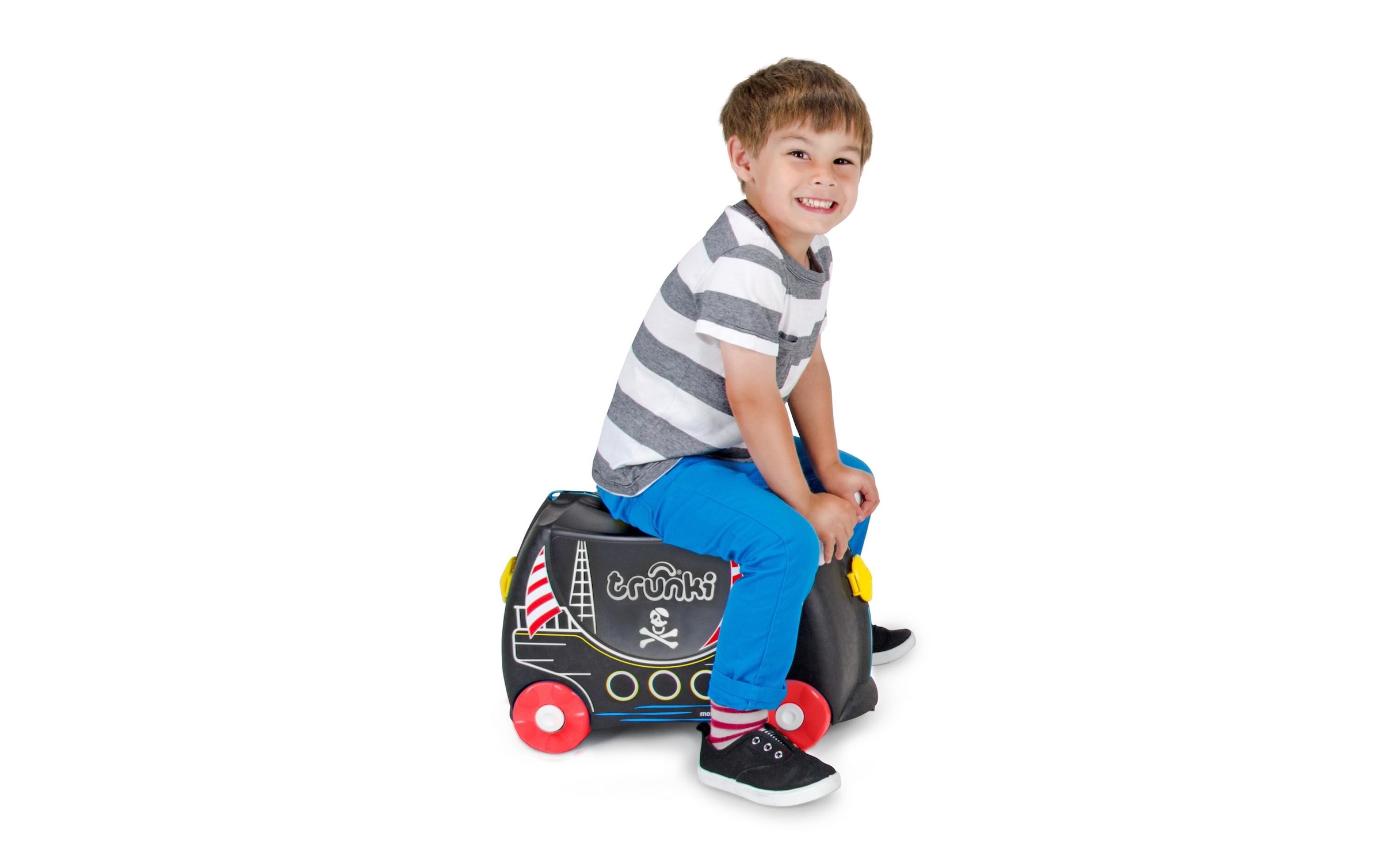TRUNKI Trolley »Petro Pirat« 4 Rollen
