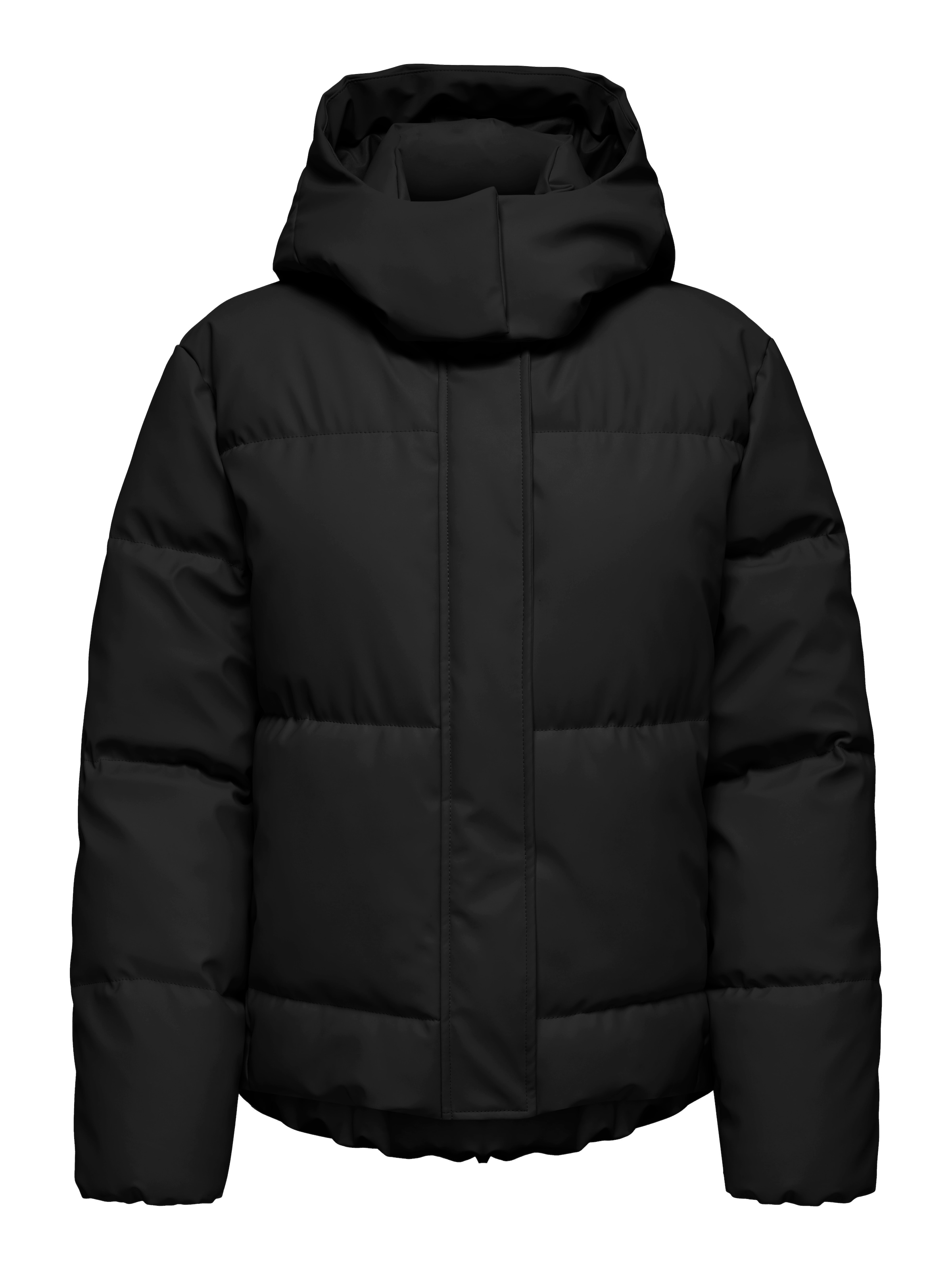 ONLY Veste matelassée »ONLAGNES COATED PUFFER JACKET OTW« mit Kapuze