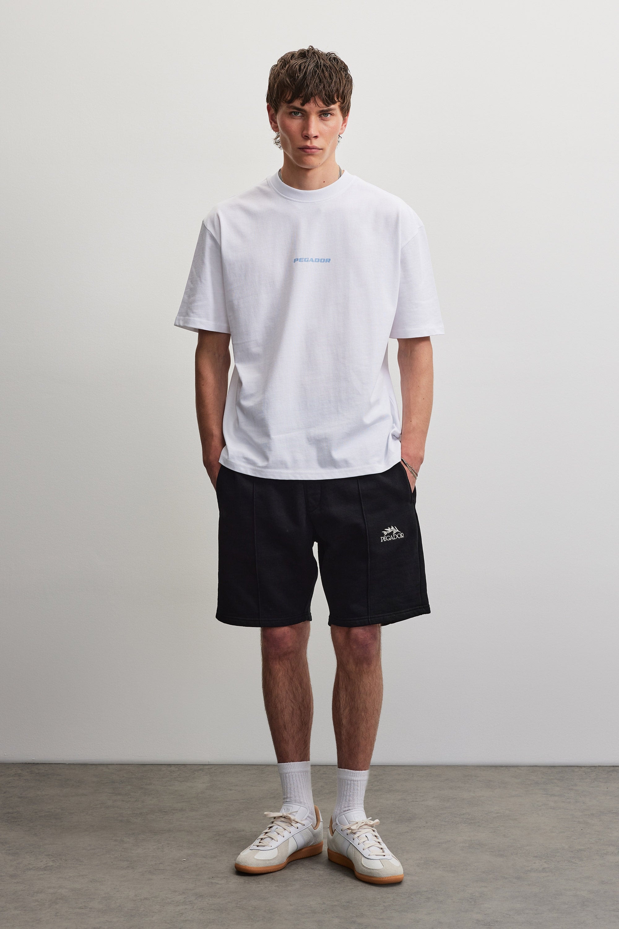 PEGADOR Shirt à col rond »COLNE LOGO OVERSIZED TEE« Baumwolle, oversize