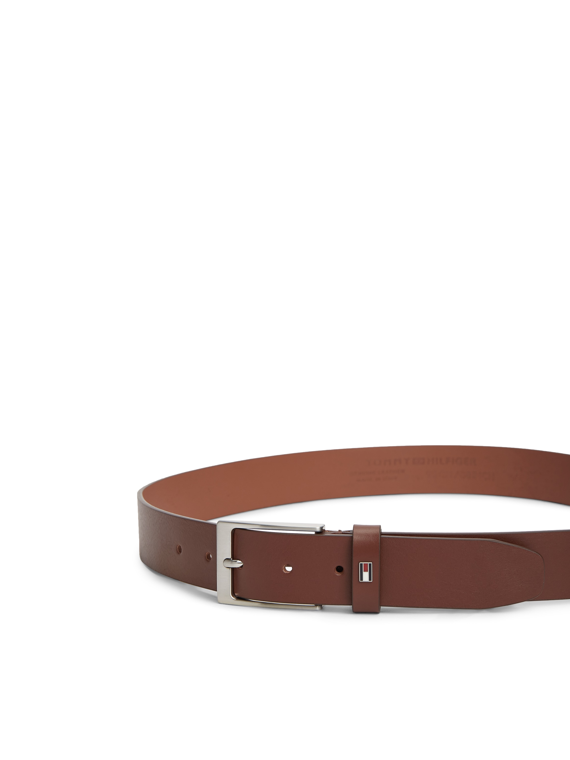 Tommy Hilfiger Ceinture en cuir »LAYTON 3.5 ADJ« mit Label-Pin