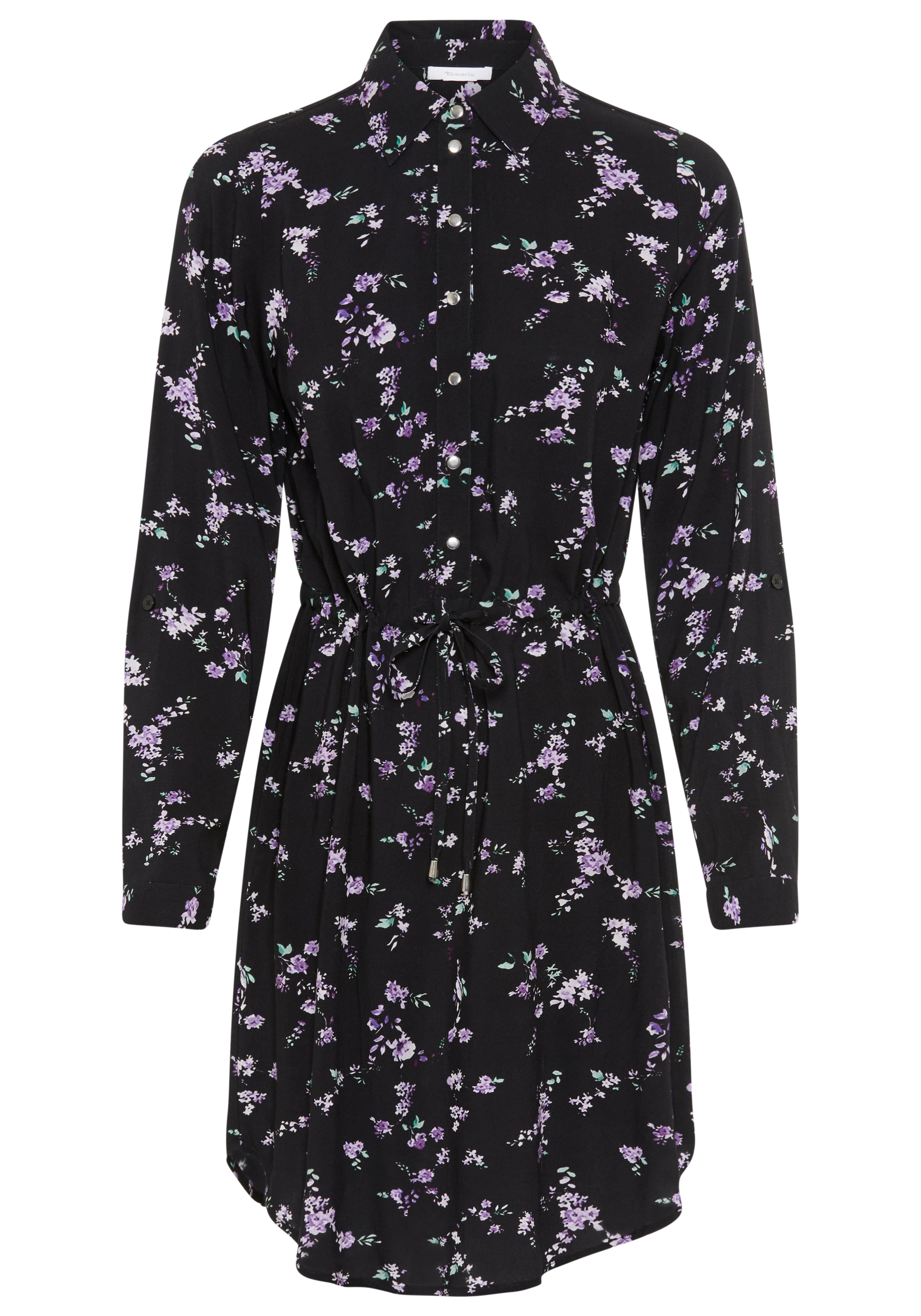 Tamaris Robe chemisier aus Viskoseweb mit Print