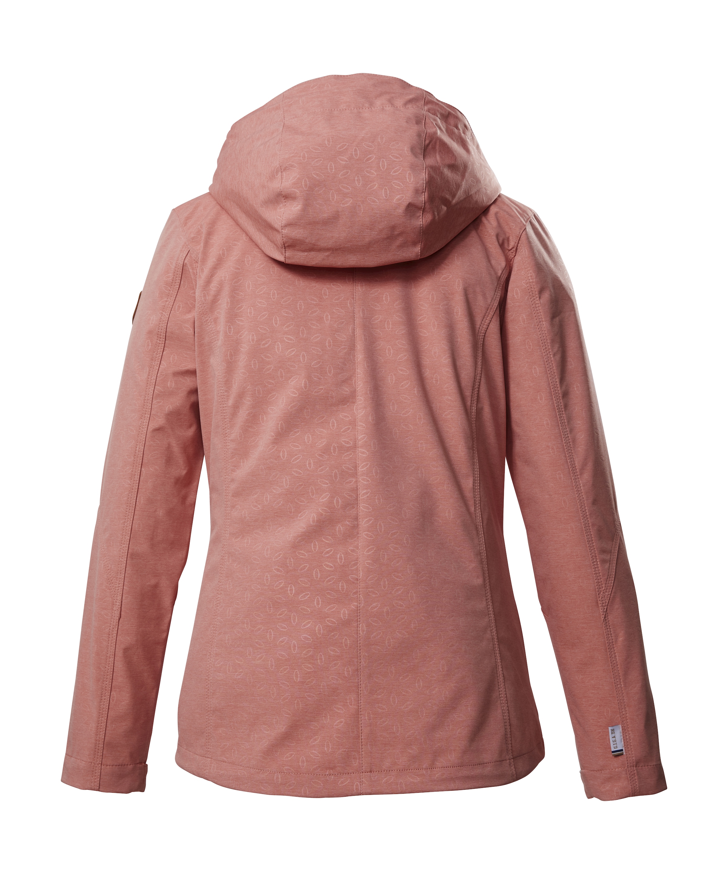 G.I.G.A. DX by killtec Softshelljacke »GS 141 WMN SFTSHLL JCKT« Softshelljacke mit floralem Muster, wasserabweisend, abnehmbare Kapuze