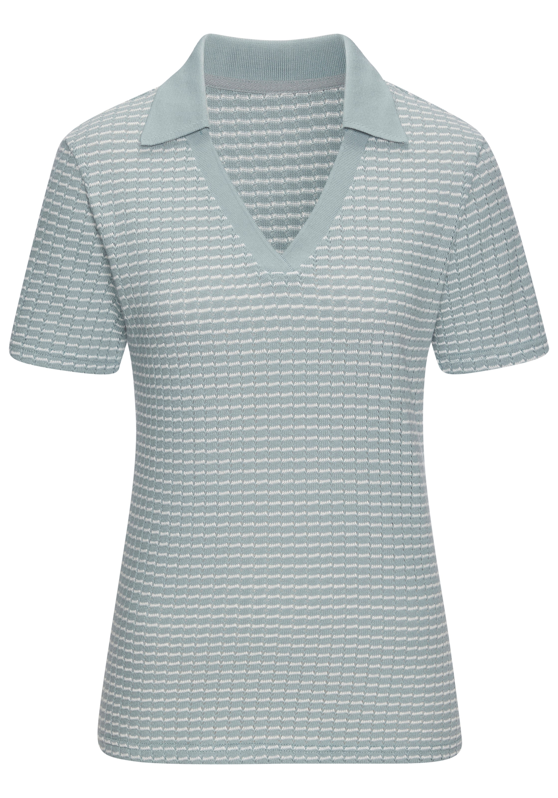 Vivance Polo »aus strukturierter Strickqualität« schöne Strick-Qualität