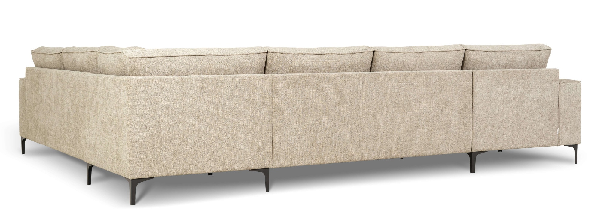 GOODproduct Paysage de salon »OLAND U-Form, XXL, B: 342 cm, Skandi-Design, Chenille« Skandi-Design in Struktur, Flachgewebe, Luxus-Microfaser, Boucle