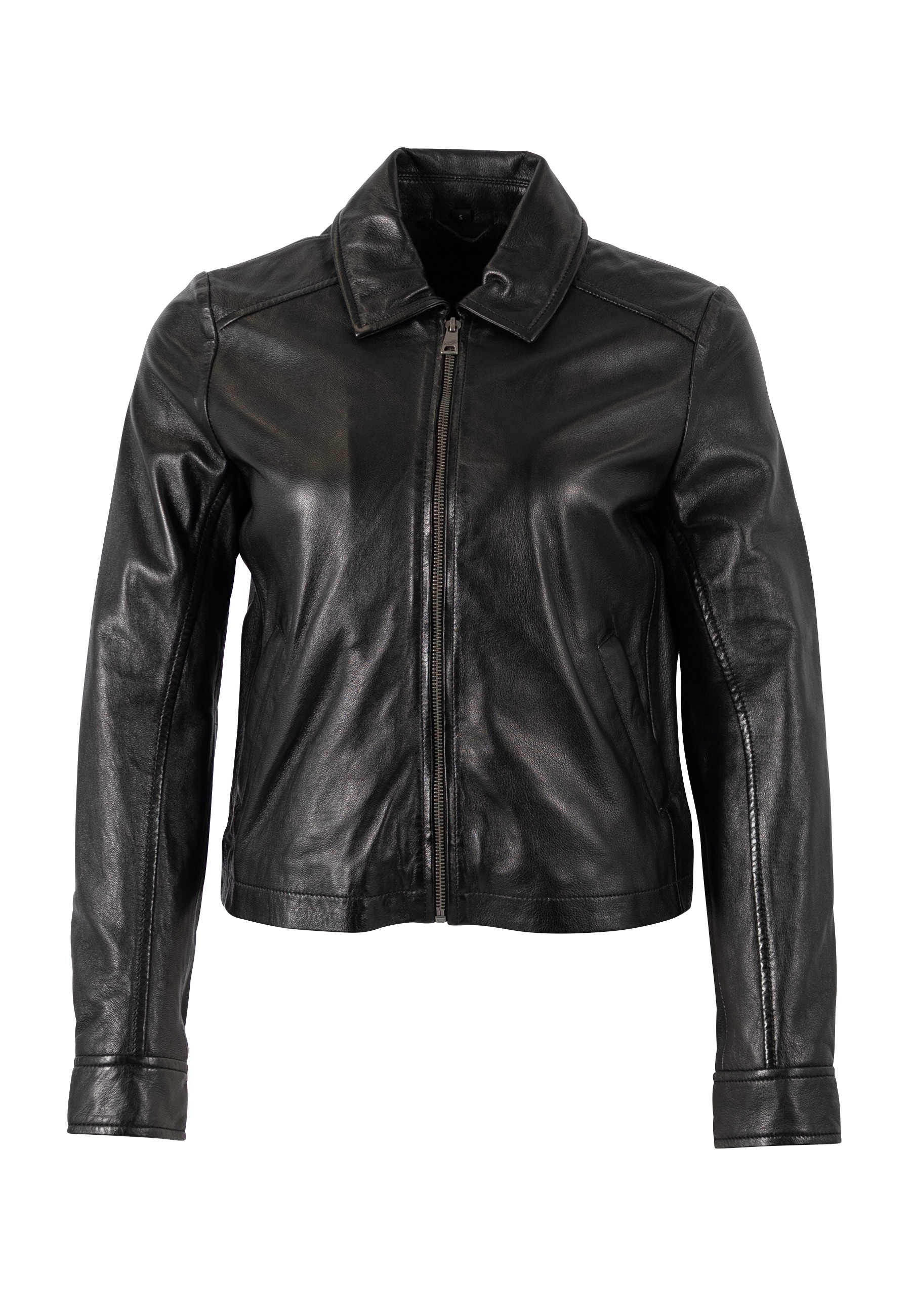 Mauritius Veste en cuir »MWZimonna OT« mit Umlegekragen