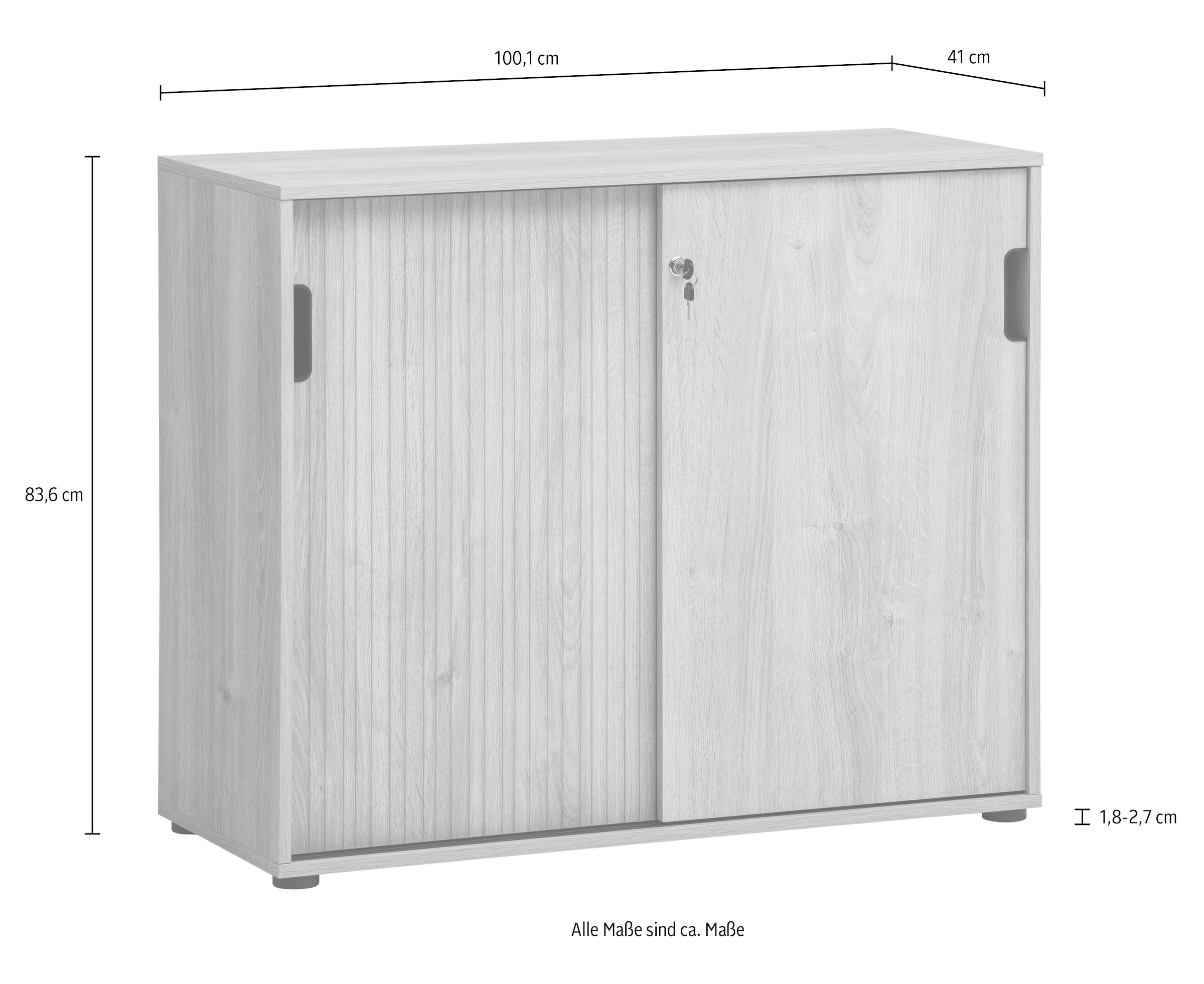 Schildmeyer Schiebetürenschrank »Emmik, Breite 100,1 cm, Türen abschliessbar« Made in Germany