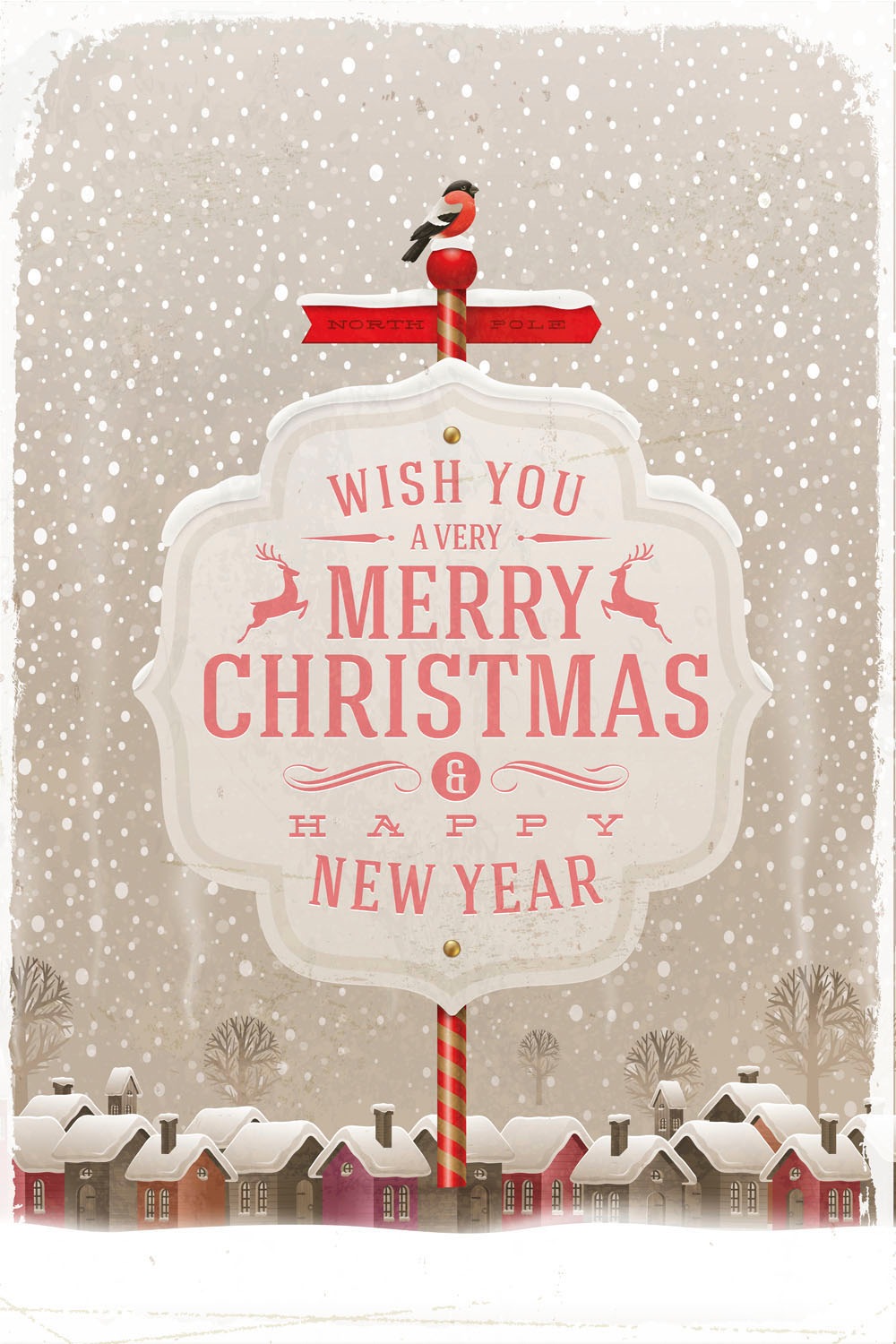 queence Metallbild »Very Merry Christmas« Schneeflocken | Schriftzug | Schriftzüge | Sprüche | Sprüche & Texte | Weihnachten 1 Stk. tlg. Stahlschilder