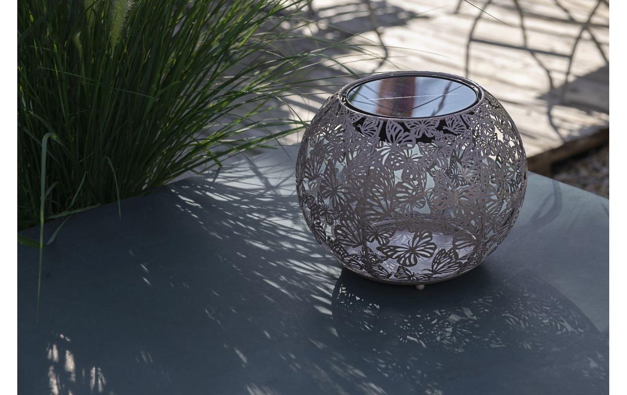 STT LED Solarleuchte »Globe Farfalla« Warmweiss