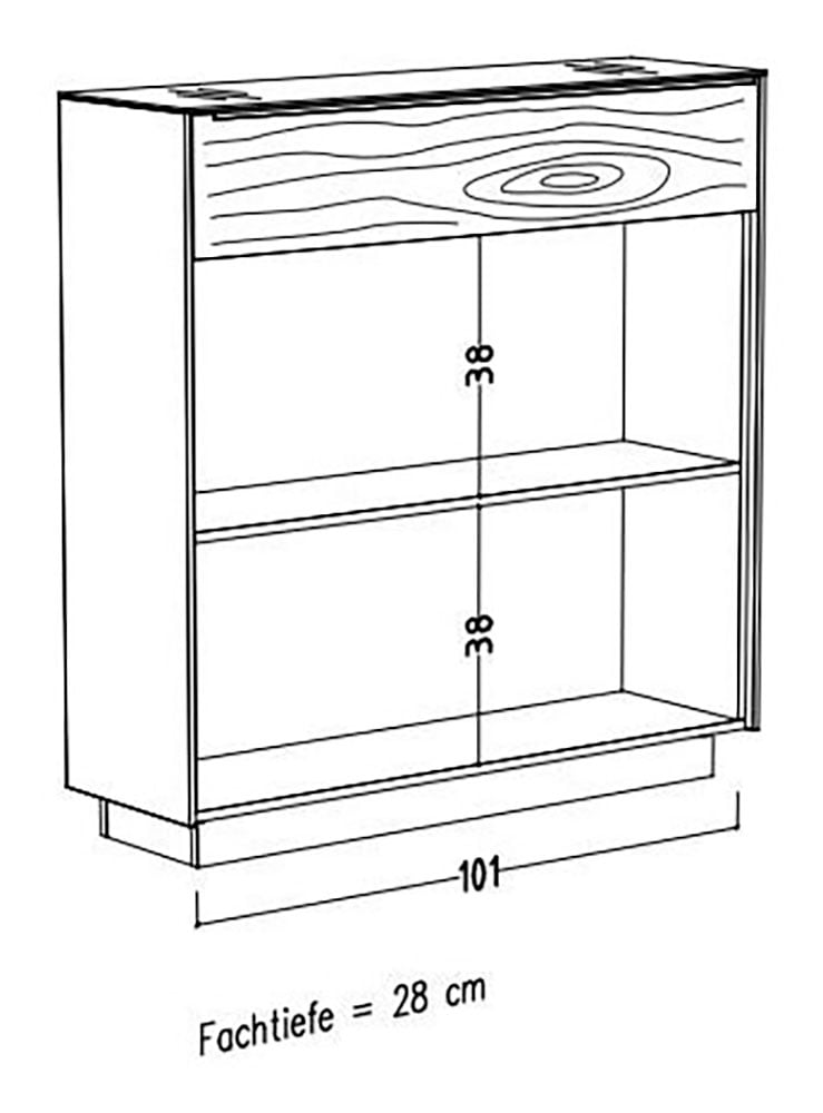 Mäusbacher Schuhschrank »Nova Garderobe« inkl. Metallschuhkörbe und  Griffbeleuchtung BHT 107 x 110 x 32 cm