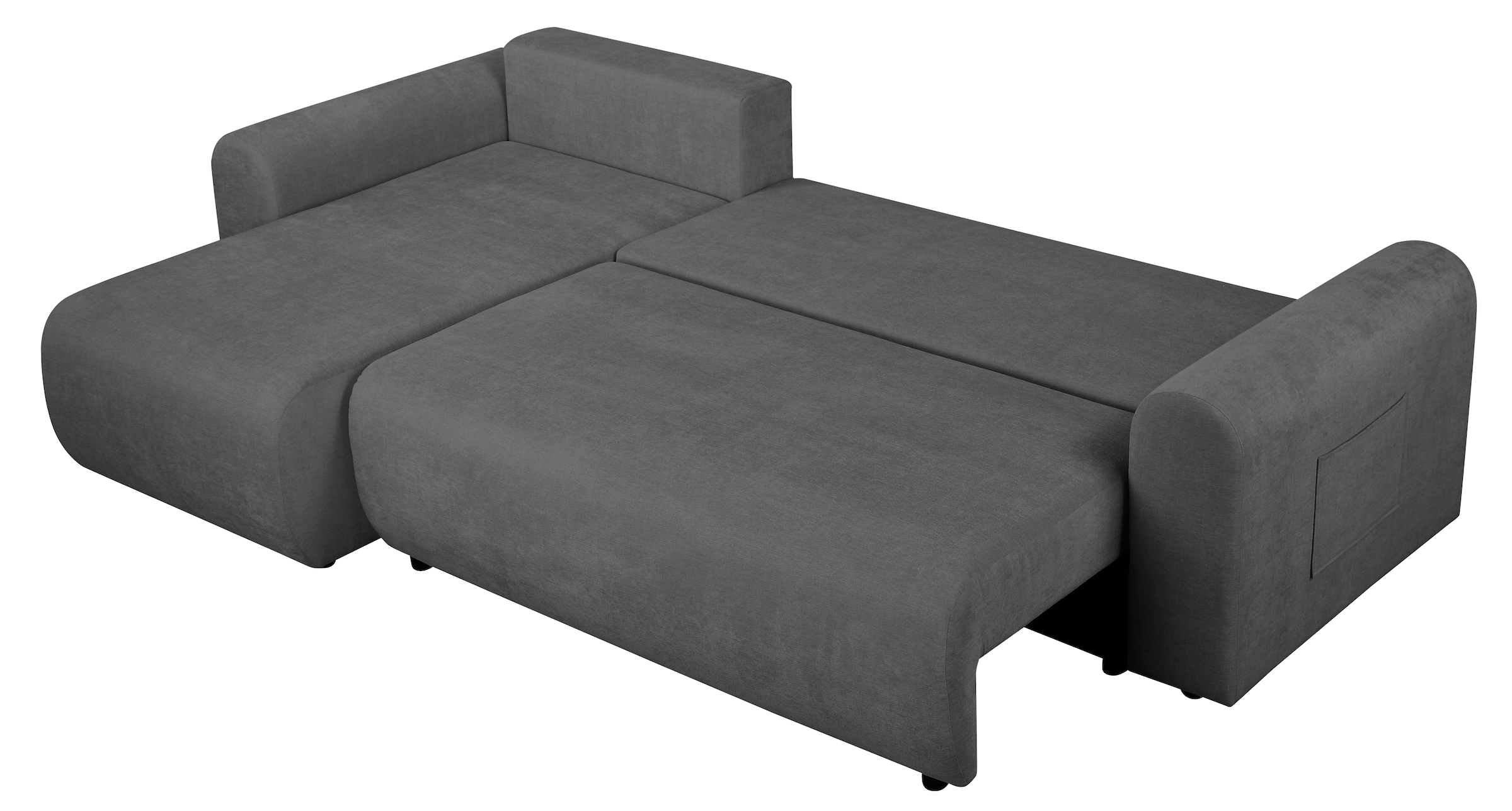 GOODproduct Ecksofa »JONAA L-Form, 241cm - OTTO. Verlässliche Qualität.« 133/200cm, Recamiere links/rechts, Bettkasten, Cord u. Struktur