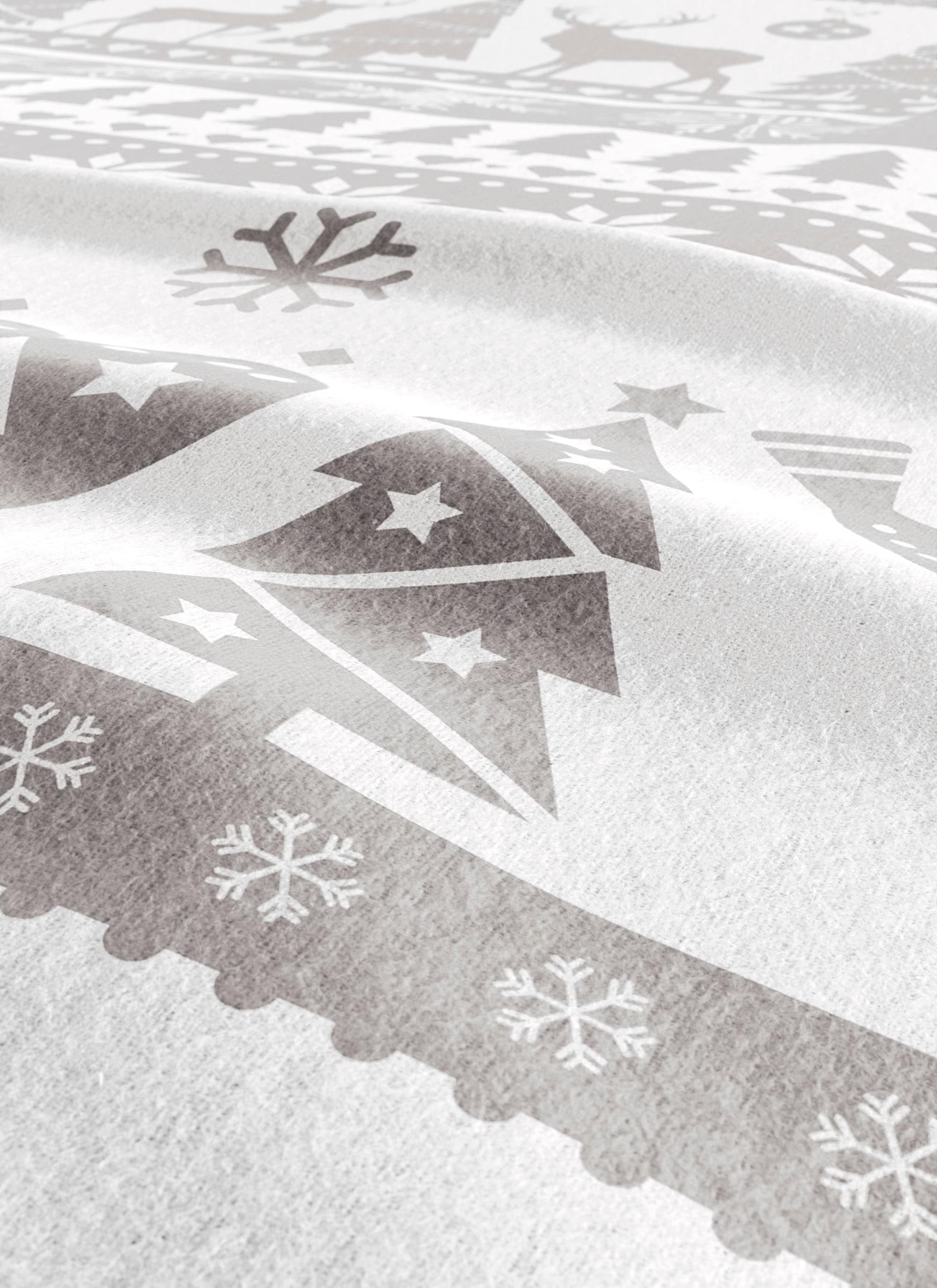 my home Bettwäsche »Sindbad in Gr. 135x200 oder 155x220 cm, ideal für Weihnachten« 2 tlg. Weihnachtsbettwäsche, Winter