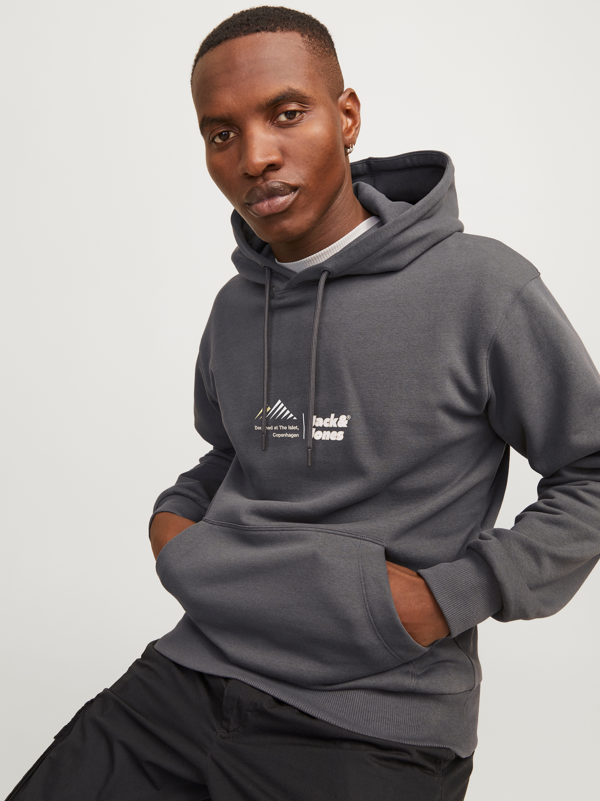 Jack & Jones Kapuzensweatshirt »JCOLIMA LOGO SWEAT HOOD BF«
