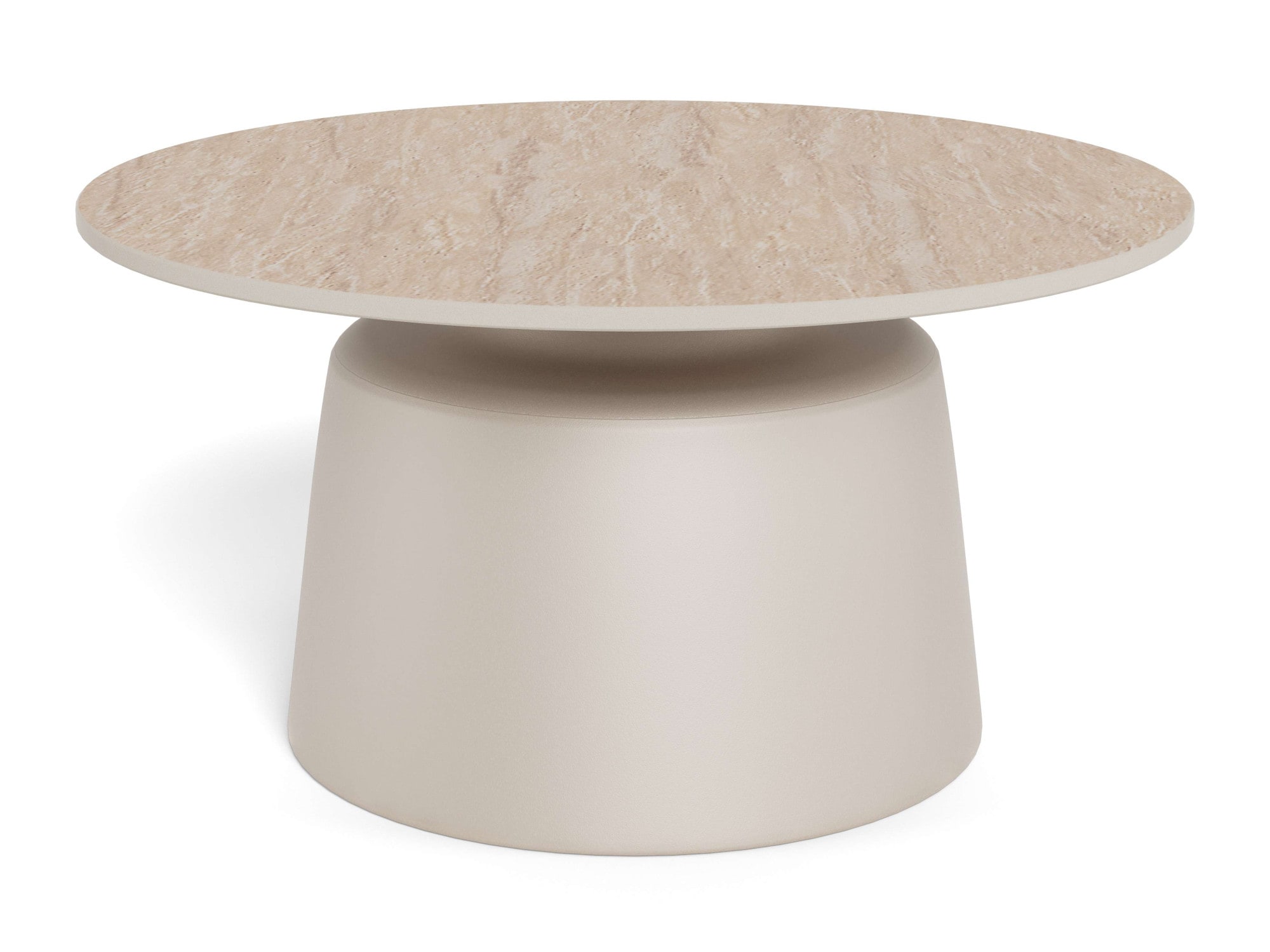 ACTONA GROUP Table basse »Kaffeetisch, Beistelltisch« Table, céramique, colonne, Ø70x39cm