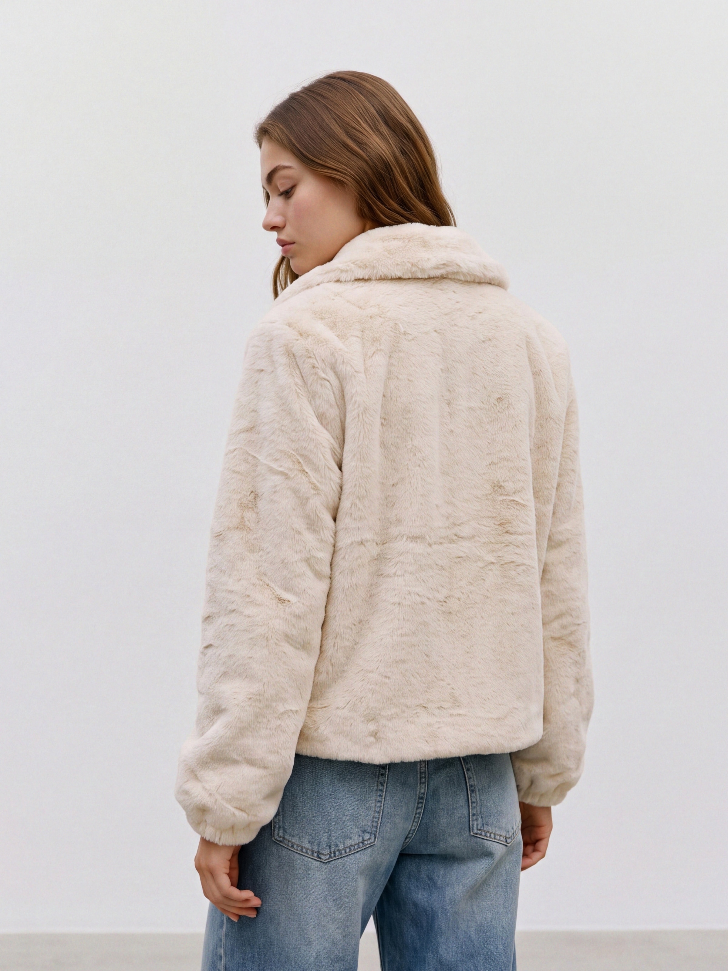 Vero Moda Fellimitatjacke »VMSOLAIMA SHORT JACKET NOOS« Kunstfaser, Fellimitat