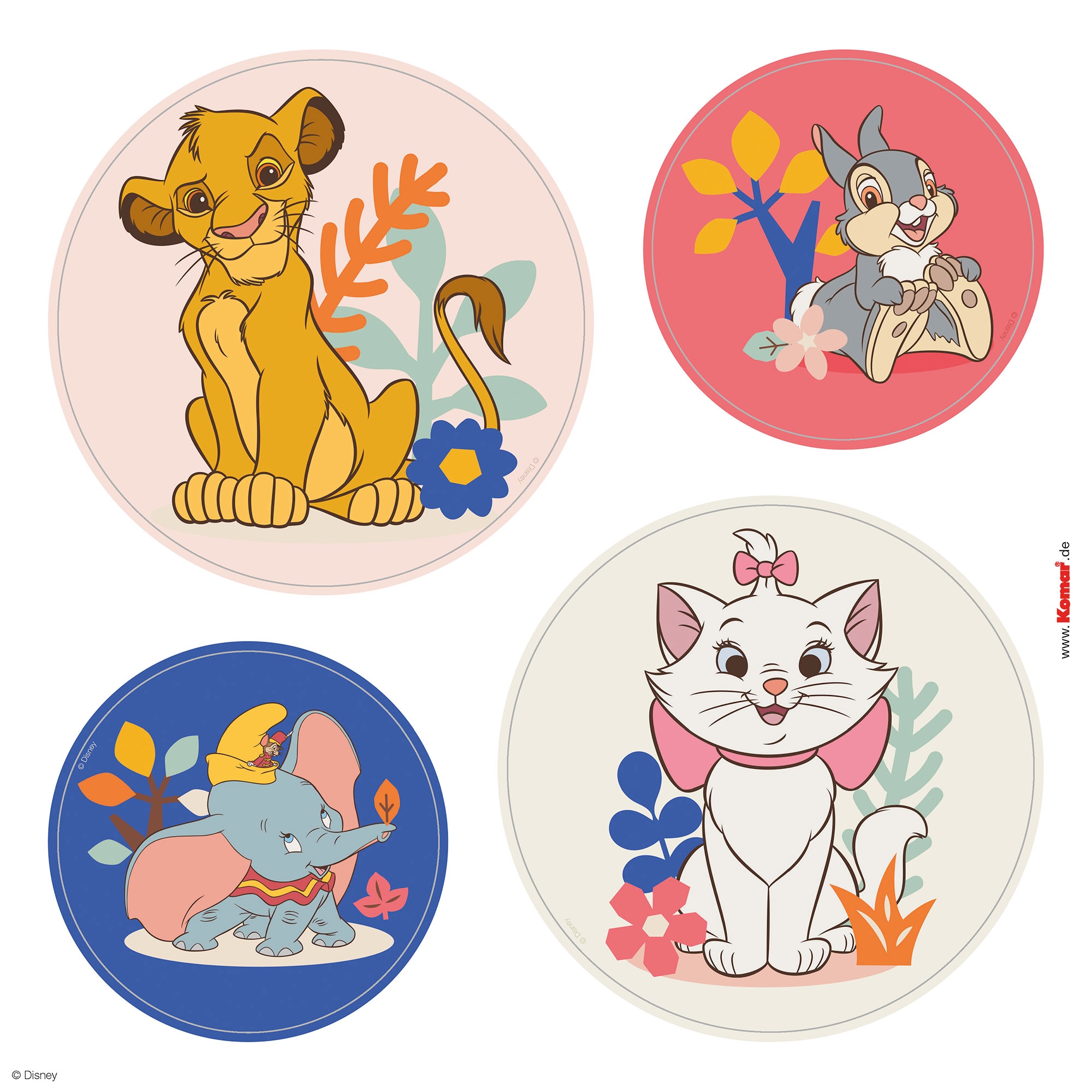 Komar Fensterbild »Fenstersticker - Better Together - Grösse 30 x 30 cm« 32 x 30 cm, 2 Bogen