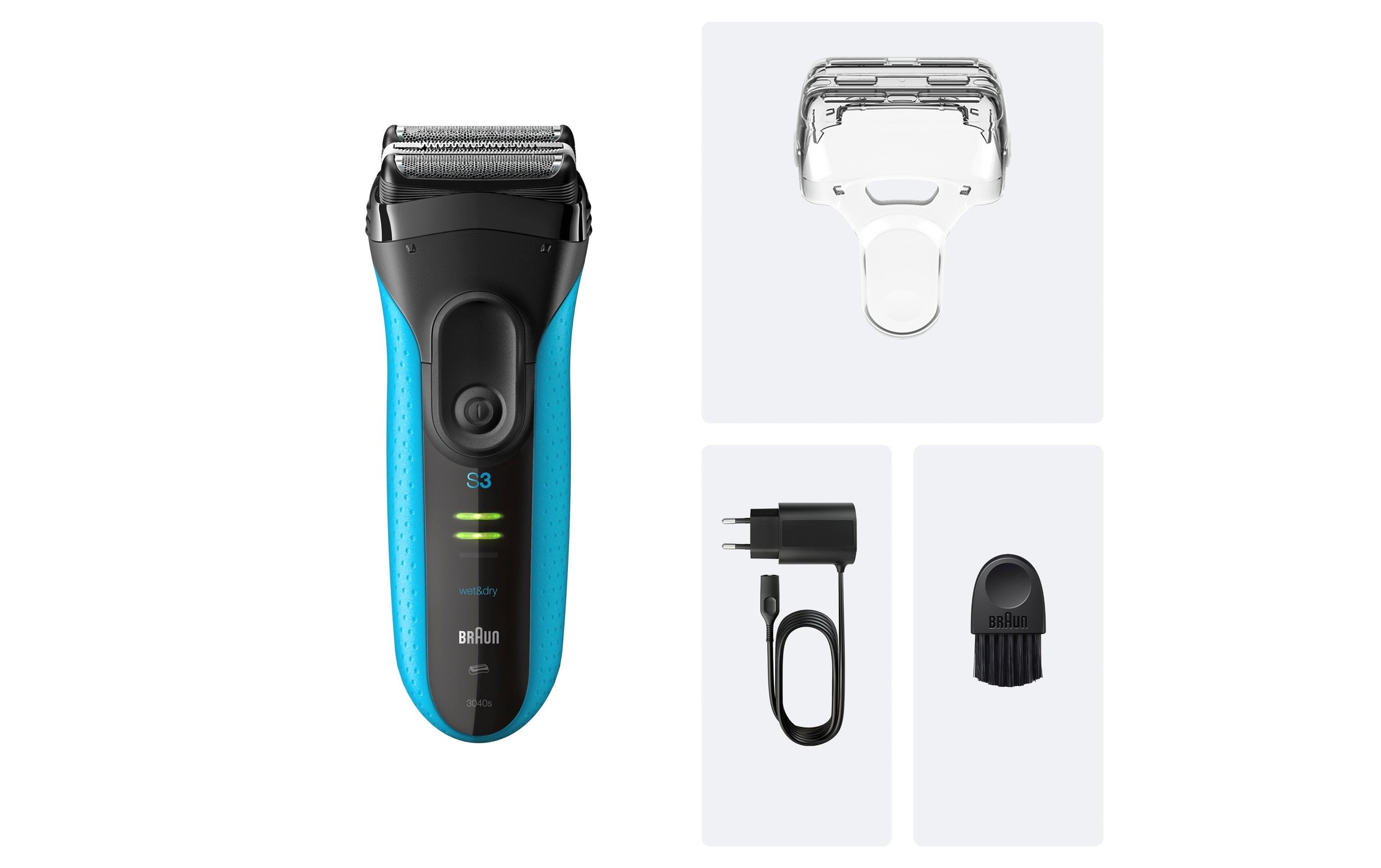 Braun Gesichtshaarrasierer »Series 3+ 3040s« Gesicht