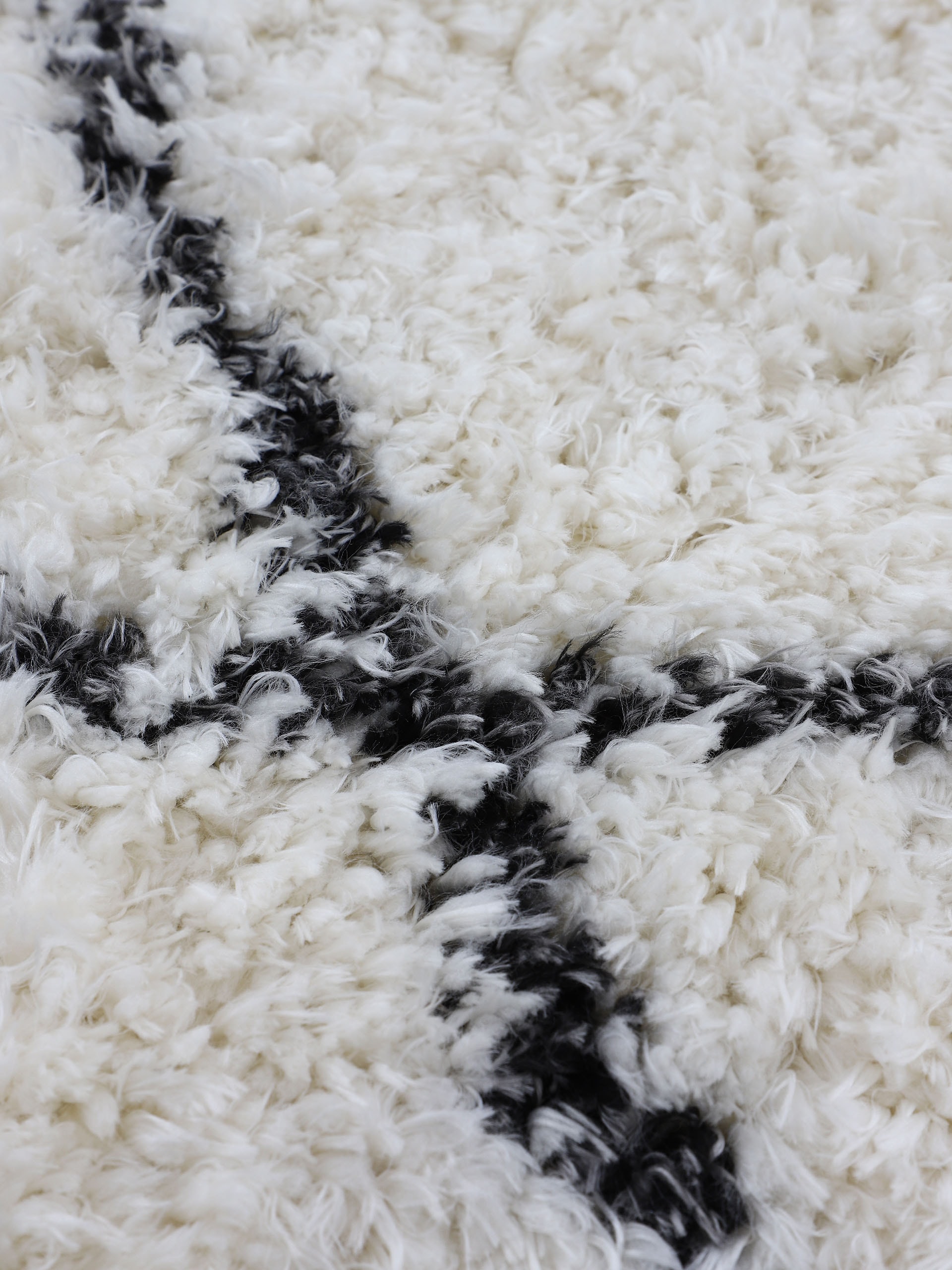 carpetfine Tapis à poils longs »Eddy« Rectangulaire 30 mm Höhe Shaggy, auch als Läufer und in quadratisch, mit Fransen, Wohnzimmer