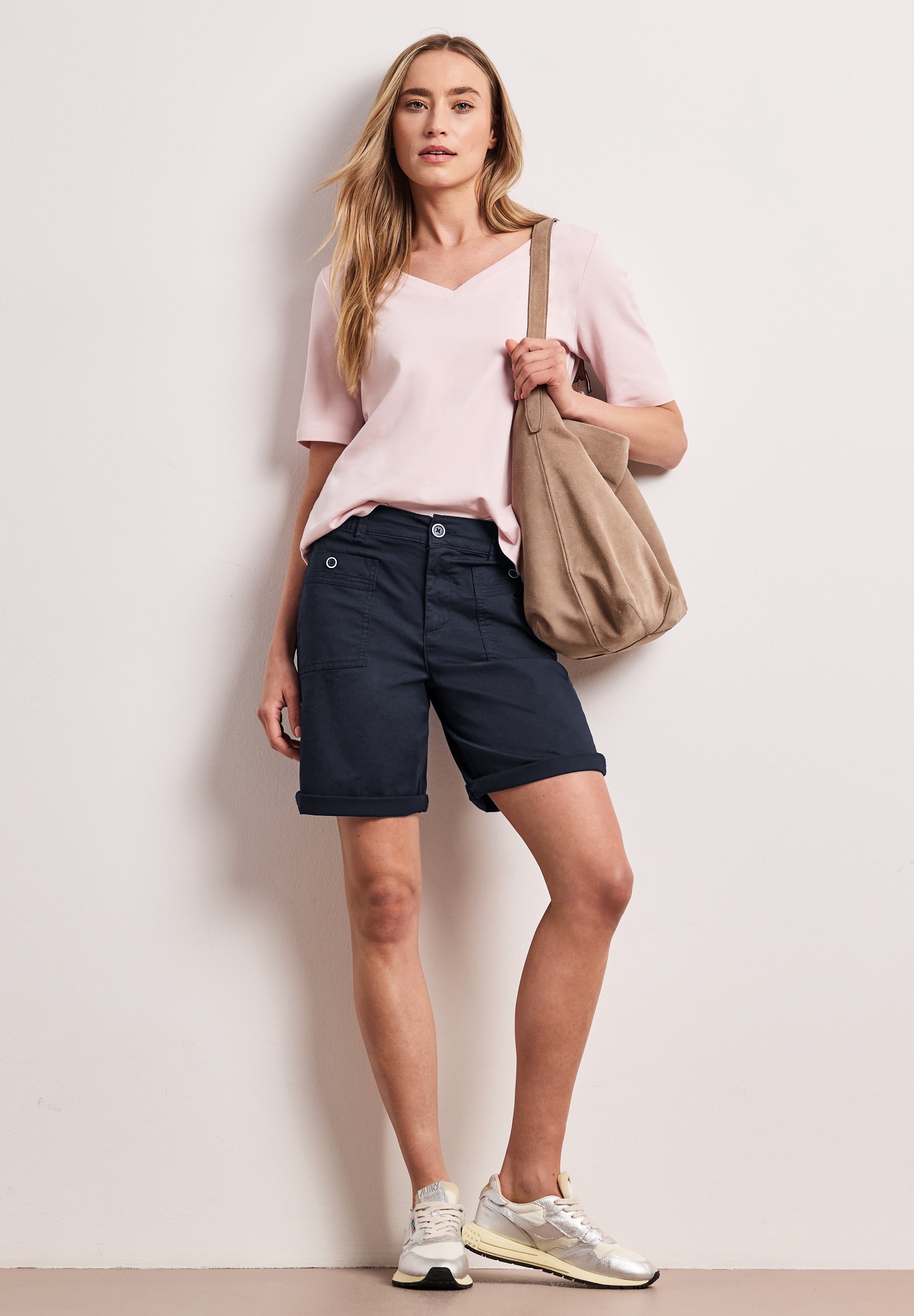 STREET ONE Bermuda »Style Yulius«  Short d'été avec revers