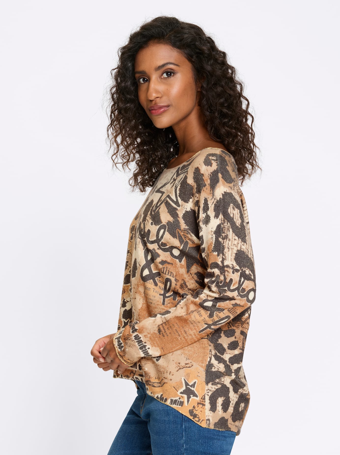 heine Pull en tricot »Druck-Pullover«