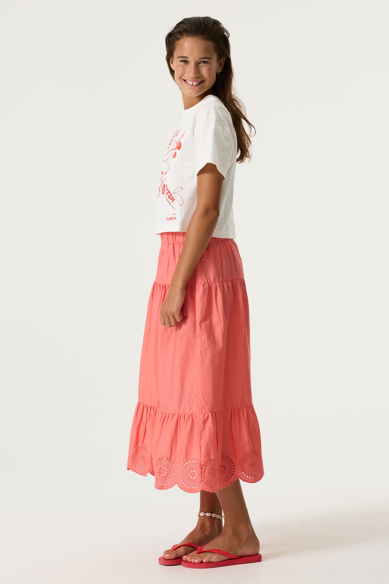 Garcia Maxi jupe avec détails crochetés, for Girls