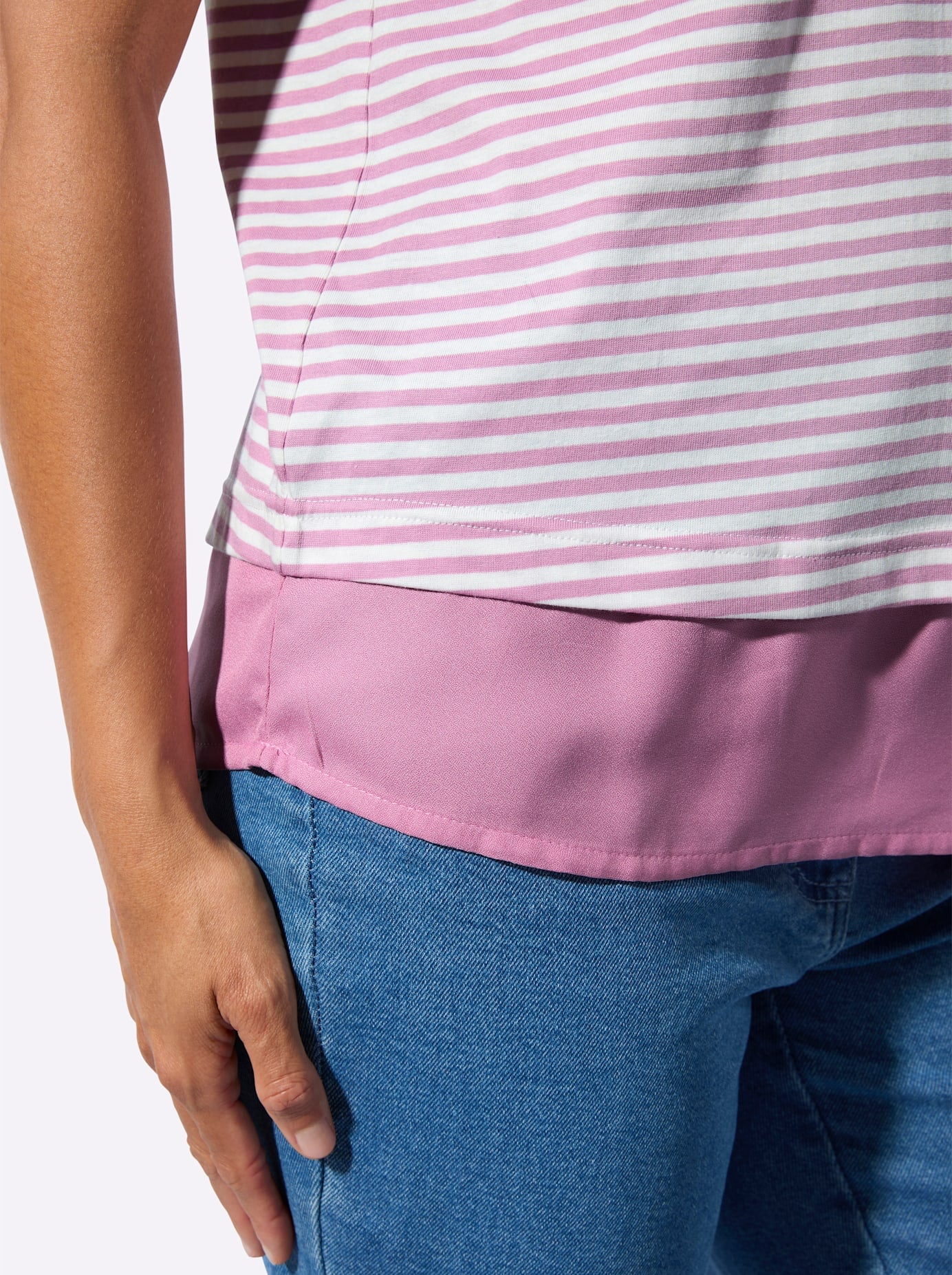 Casual Looks T-shirt 2 en 1 »Ringelshirt« 1 pièces