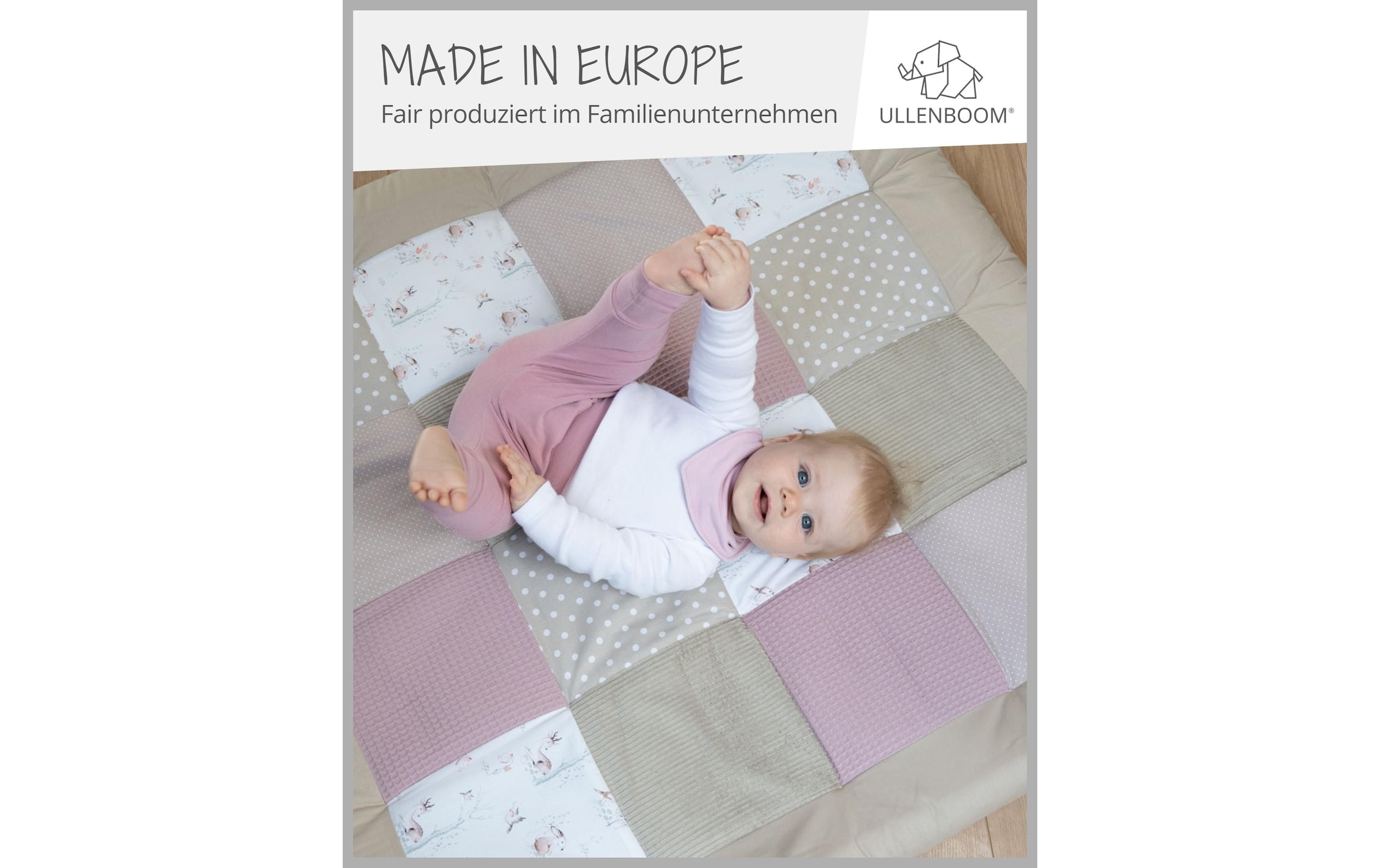 ULLENBOOM ® Krabbeldecke »Märchenwald 140 x 140 cm«