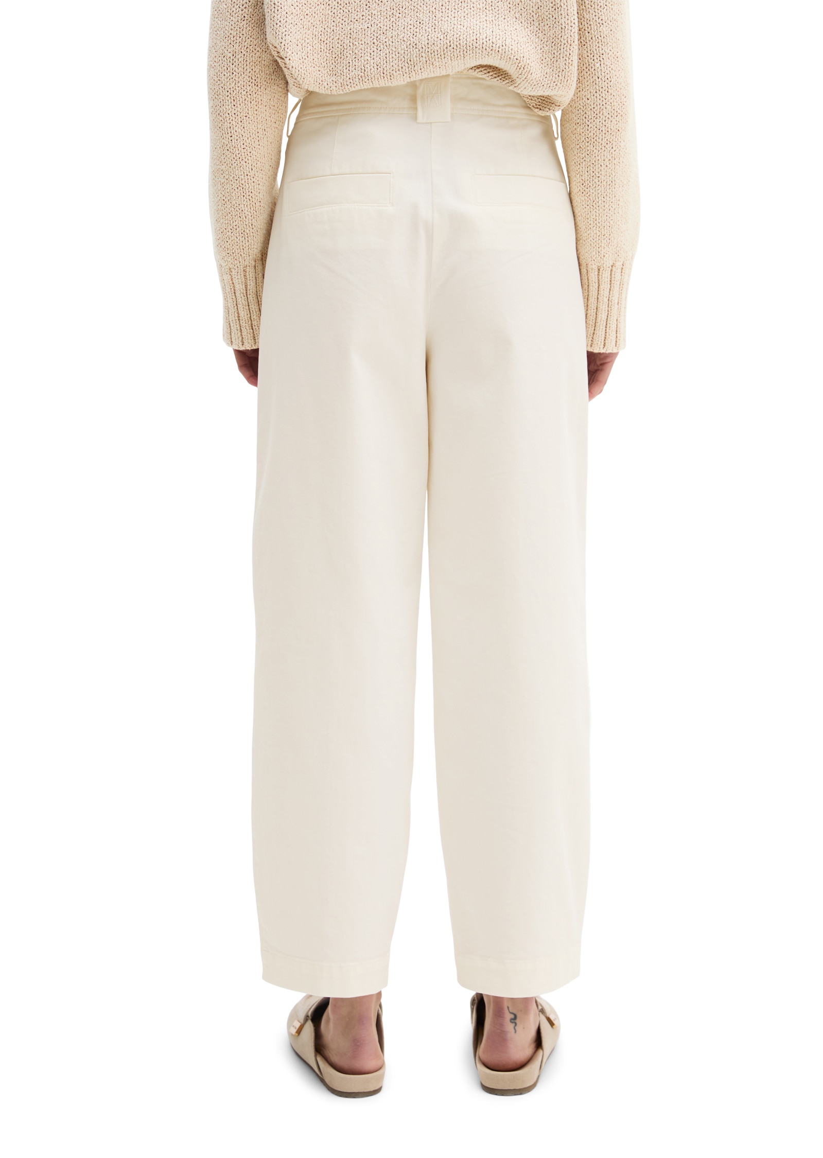 Marc O'Polo Pantalon 7/8 »MINU Barrel«  Modèle Minu barrel en twill de coton bio, coupe Barrel Fit