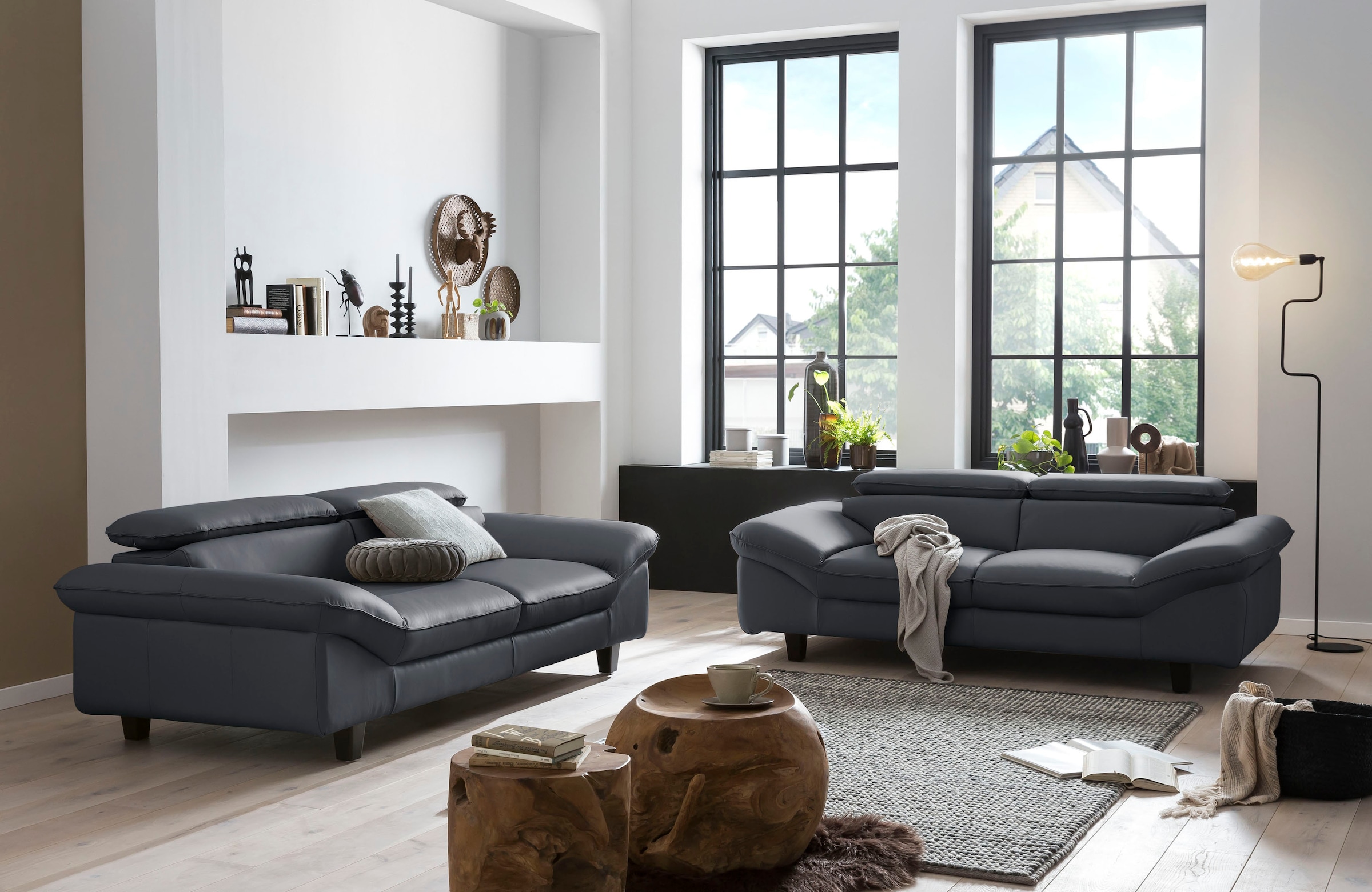 Home affaire 2-Sitzer »Pilot« Big-Sofa mit Kopfteilverstellung