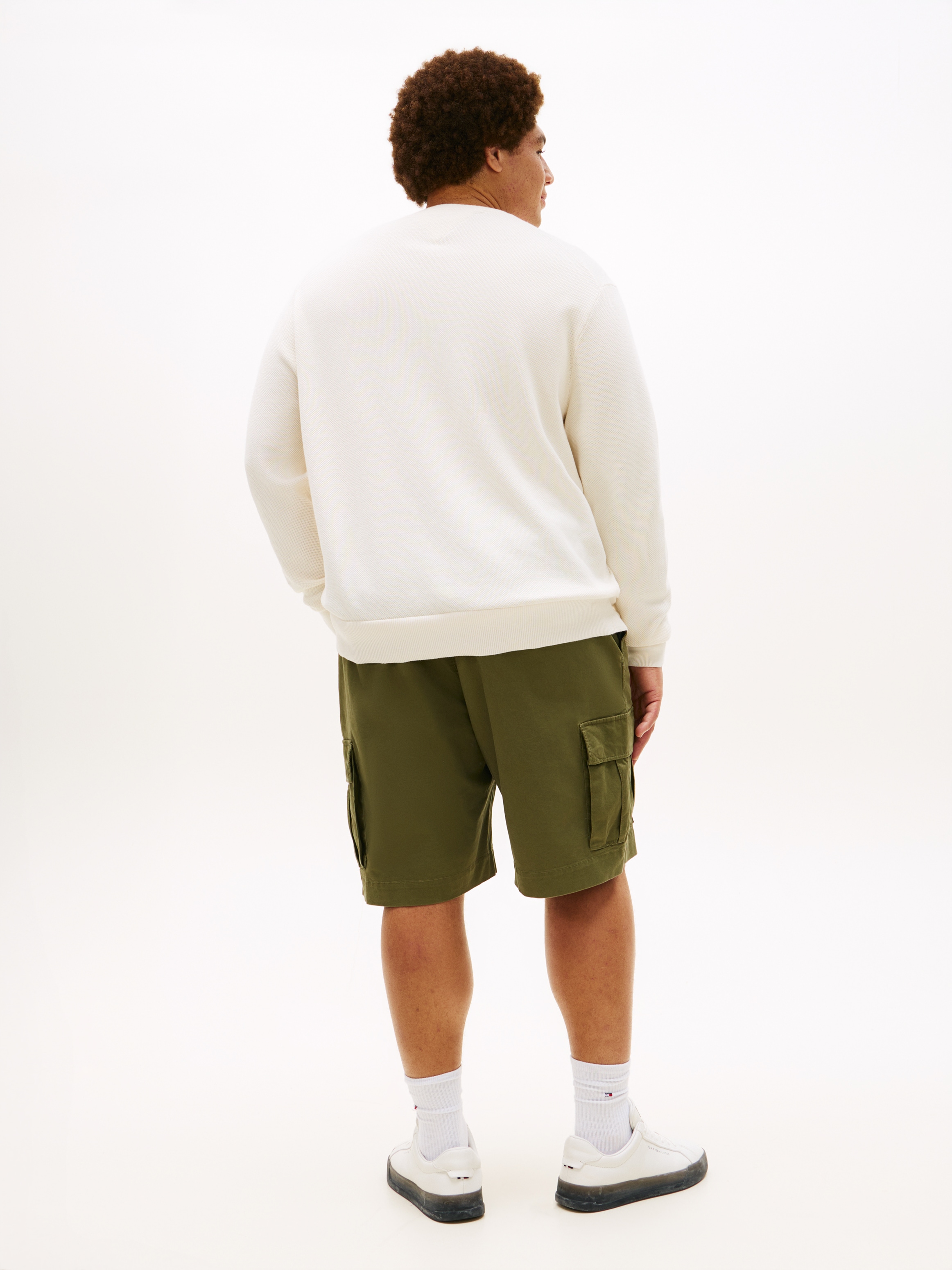 Tommy Hilfiger Big & Tall Rundhalspullover »ESSENTIAL STRUCTURE CREW NECK« Grosse Grössen, regular fit