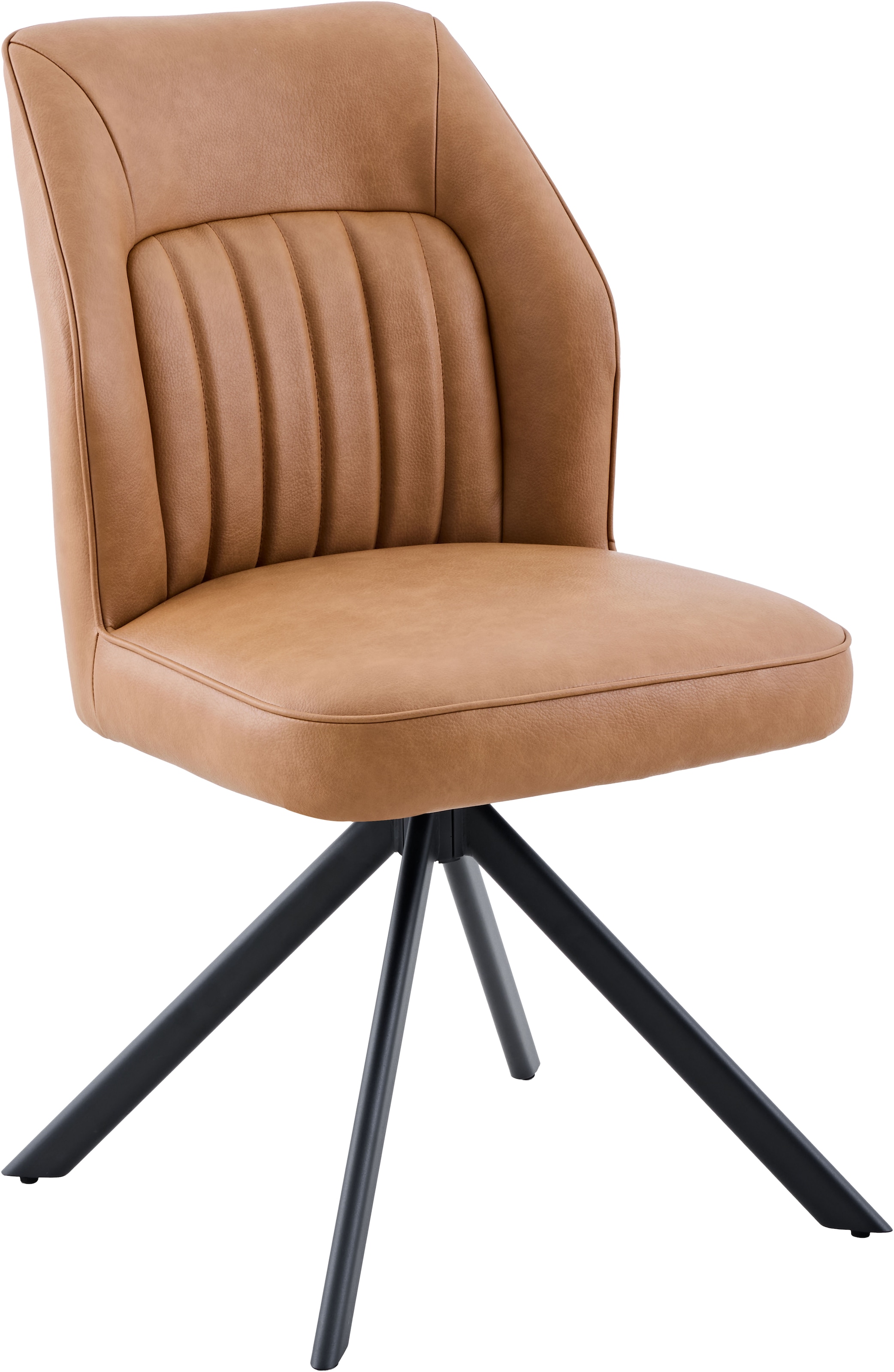 HELA Chaise à 4 pieds »PRIZZI« (Ensemble) 1 cuis4 pieds, pivotant à 360°, structure ovale, rembourré, aspect cuir