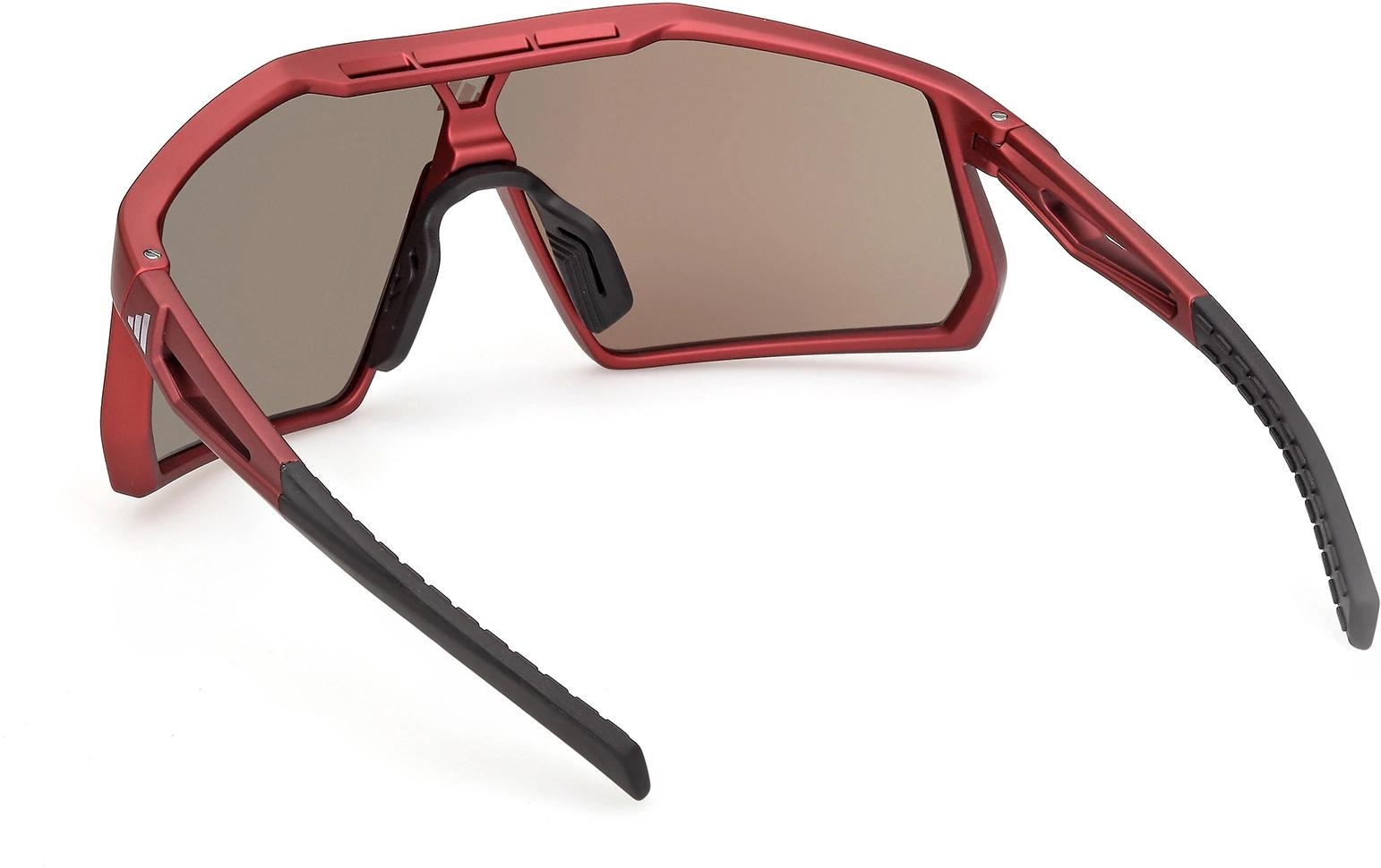 adidas Performance Sportbrille »Kentro SP0123 Matte Red, Roviex Mirror« UV Schutz