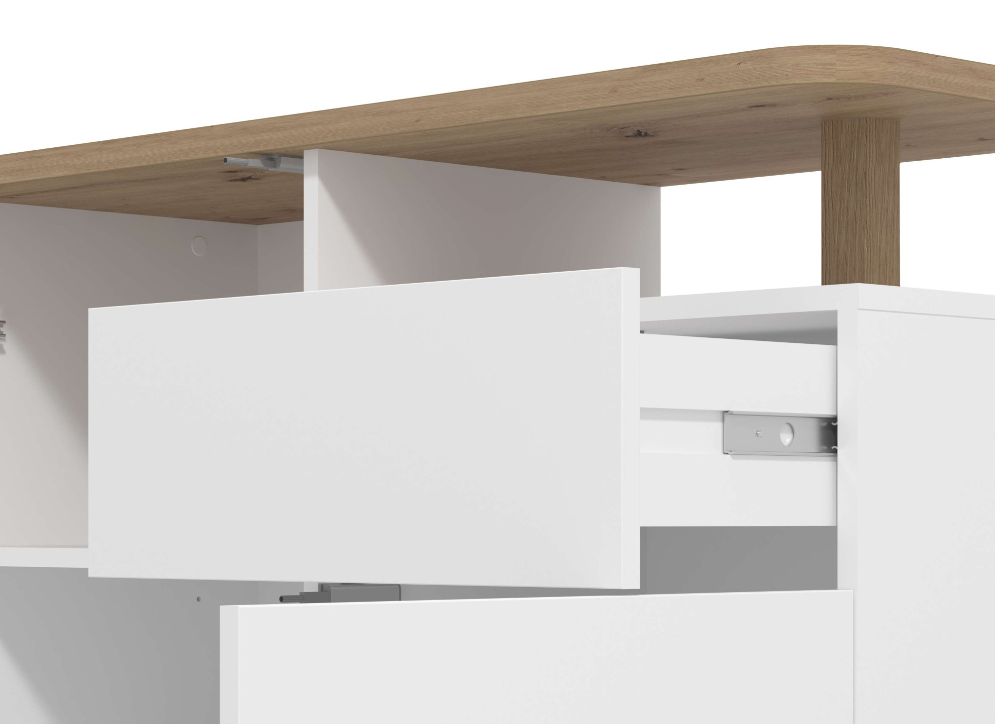 INOSIGN Commode »Aterno Sideboard, Anrichte« Breite 154 cm, mit Push-to-Open Funktion