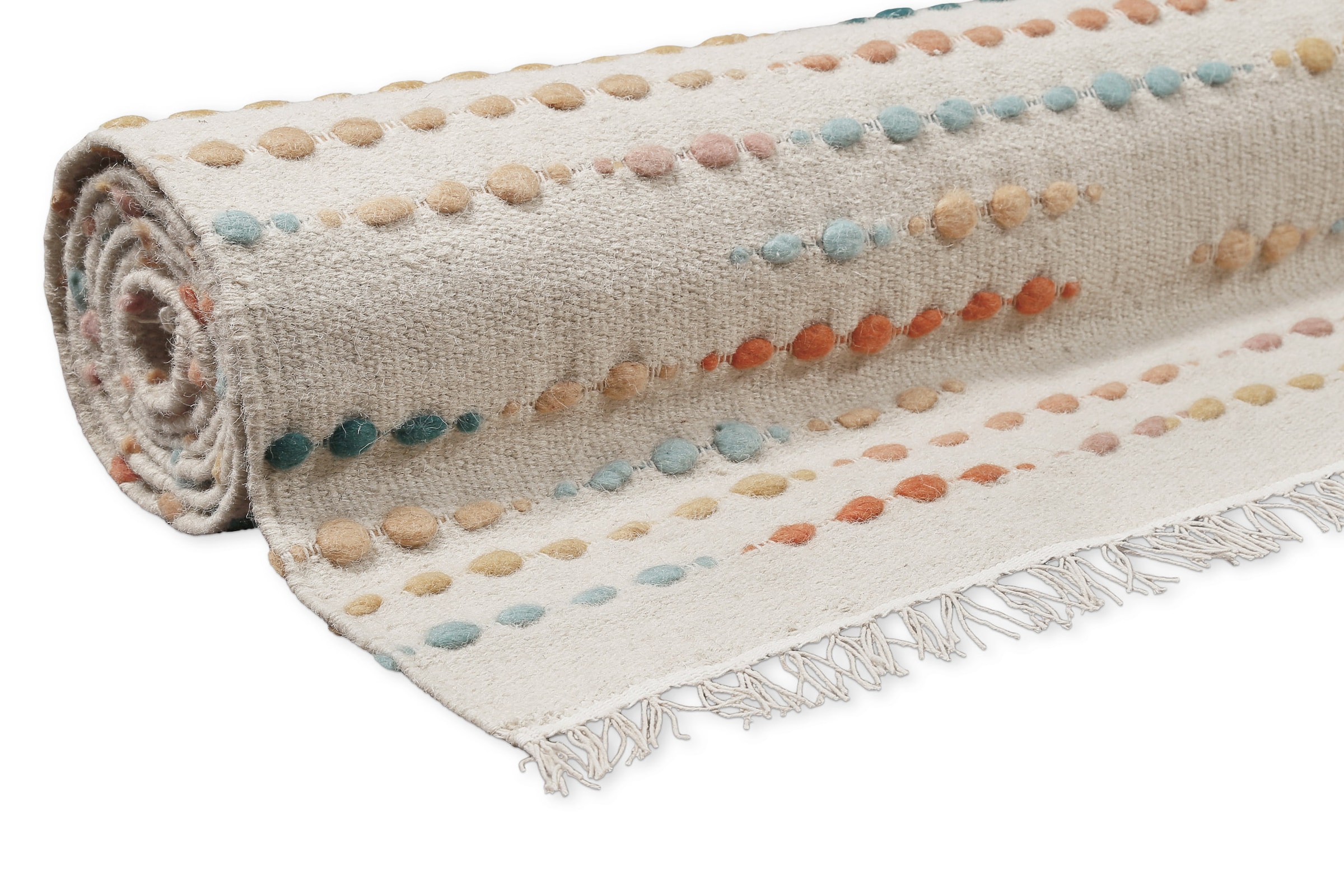 Wecon home Tapis »Maddie« Rectangulaire 11 mm Höhe handgewebt, robust, strapazierfähig, skandinavisch, Naturfaser