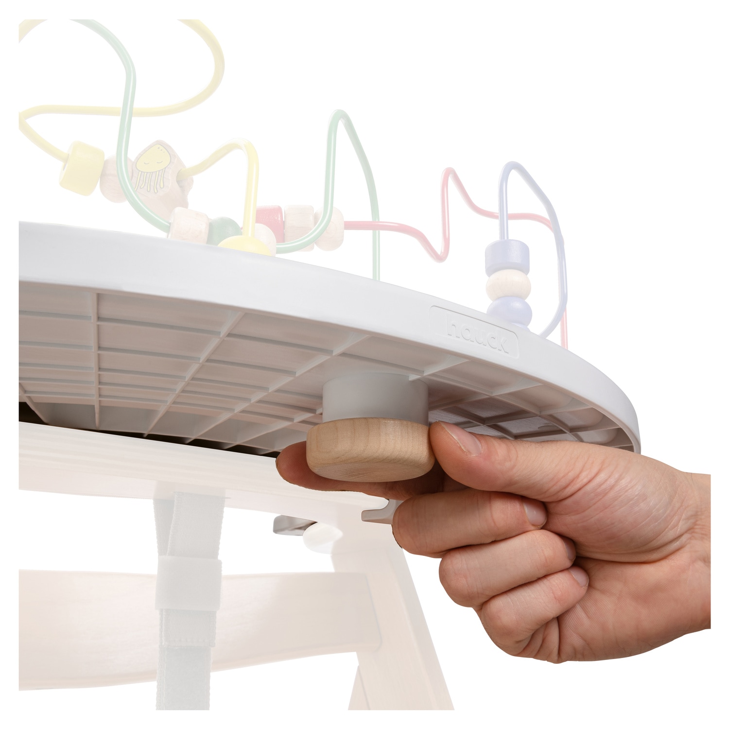 Hauck Hochstuhltablett »Alpha Play Tray, White« aus recyceltem Material