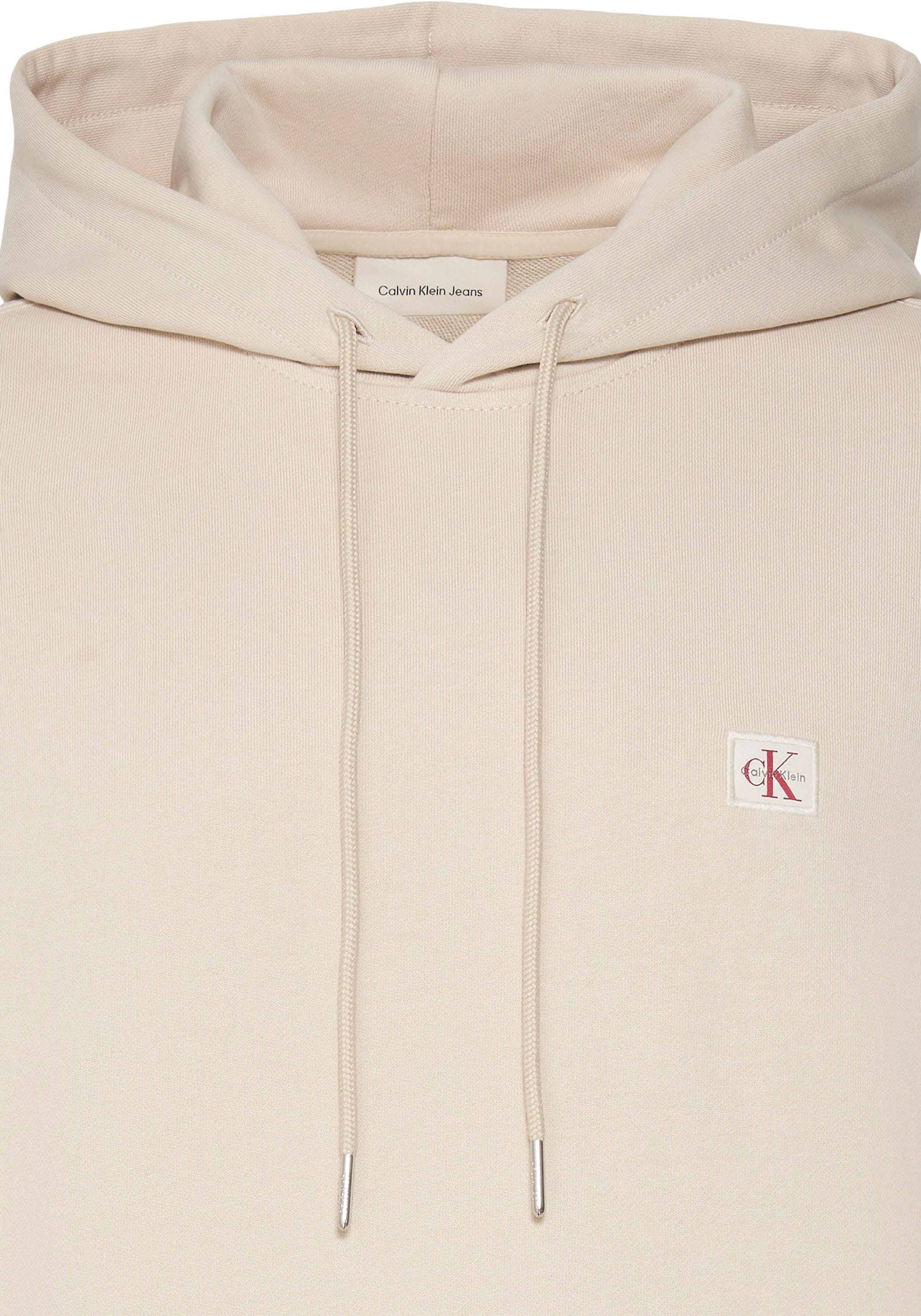 Calvin Klein Jeans Kapuzensweatshirt »400GSM TERRY BADGE HOODIE«, Mit Rundhalsausschnitt
