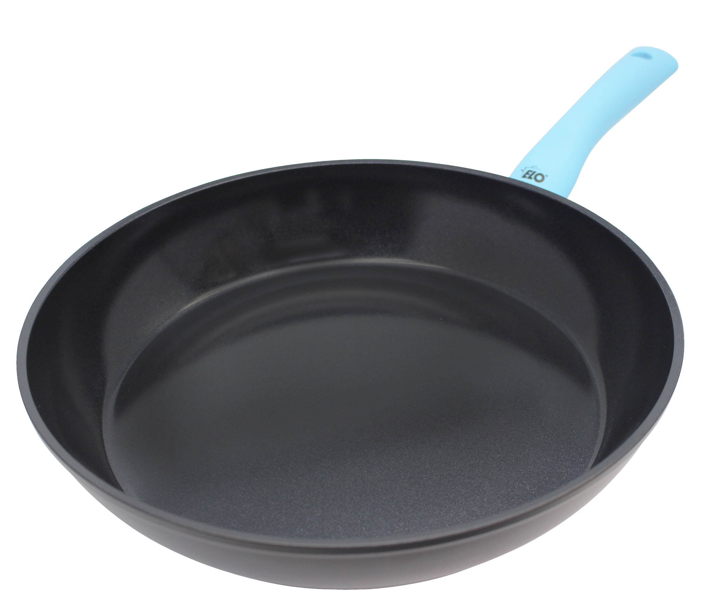Elo Basic Schmorpfanne »Colorio mit farbigem Protektor« Aluminium Set, 2 tlg. Soft-Touch-Griff mit Flammenschutz