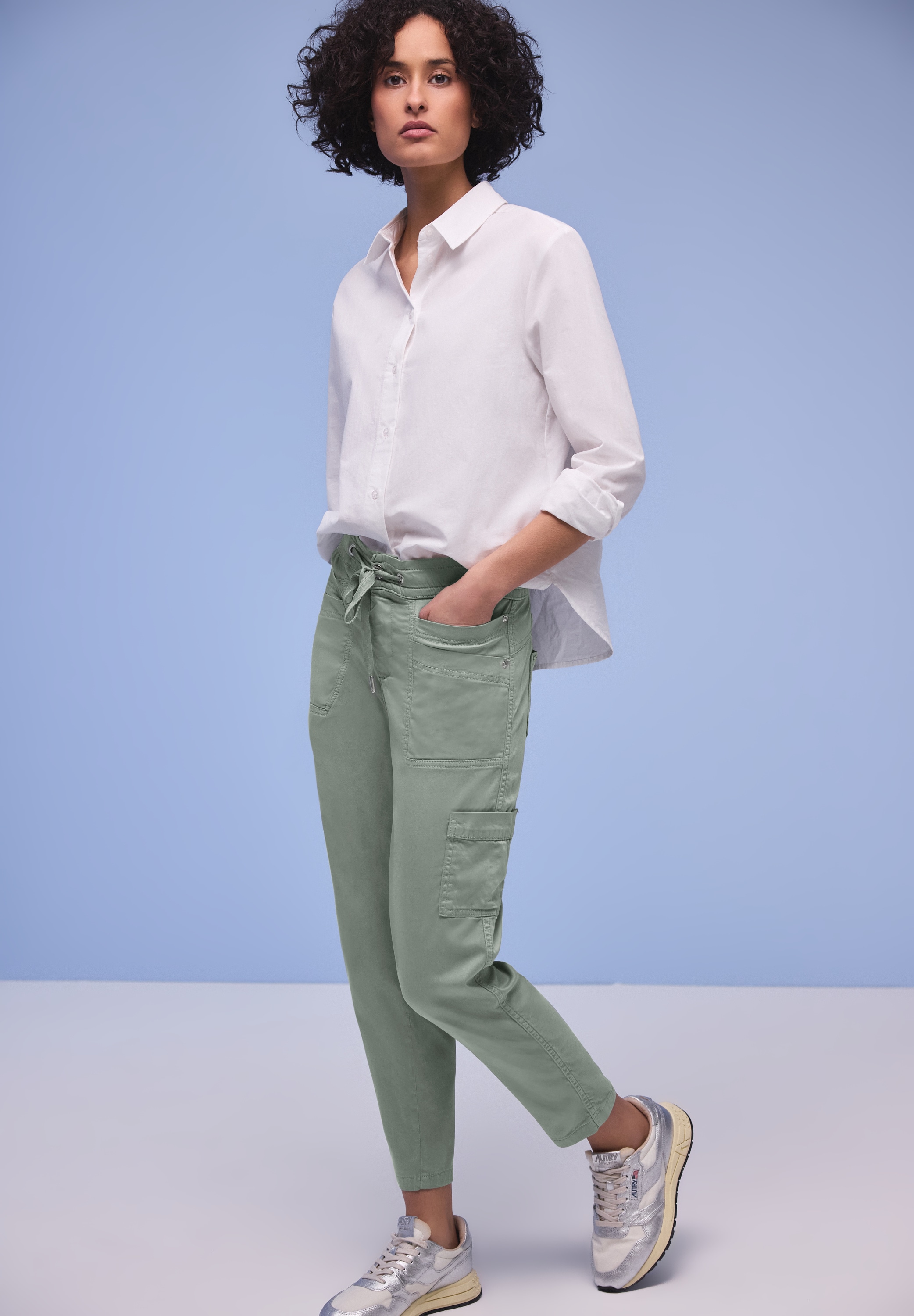 STREET ONE Jogger Pants »Style Bonny«  mit Cargo-Taschen und Kordelzug