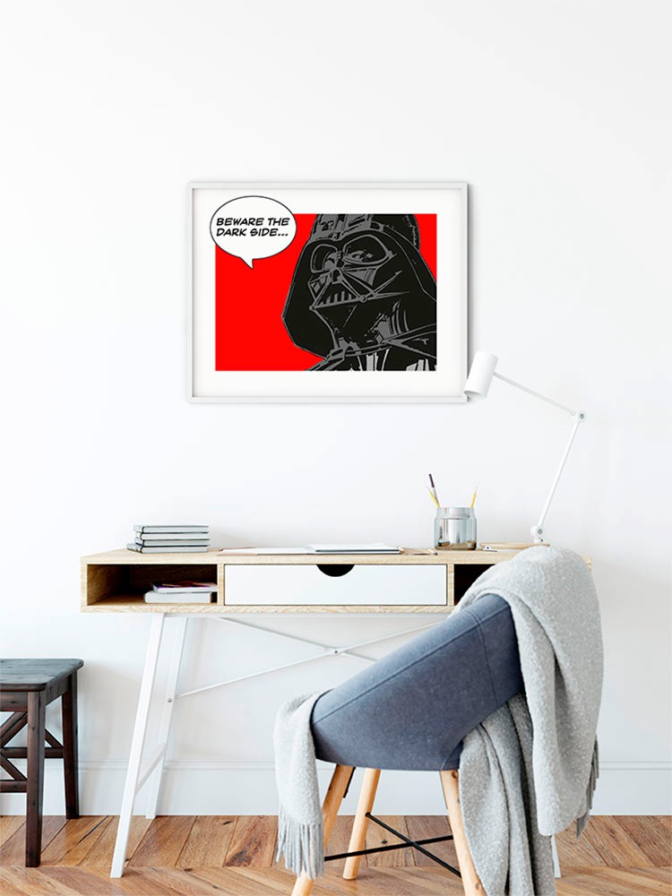 Komar Image »Star Wars Classic Comic Quote Vader« 1 cuis tlg. Wandbild zur Dekoration im Kinderzimmer - ohne Rahmen