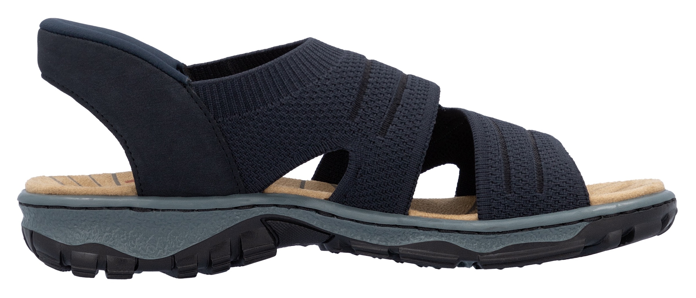 Rieker Sandale  Trekkingsandale, Outdoorsandale, Sommerschuh mit Elastik-Einschlupf