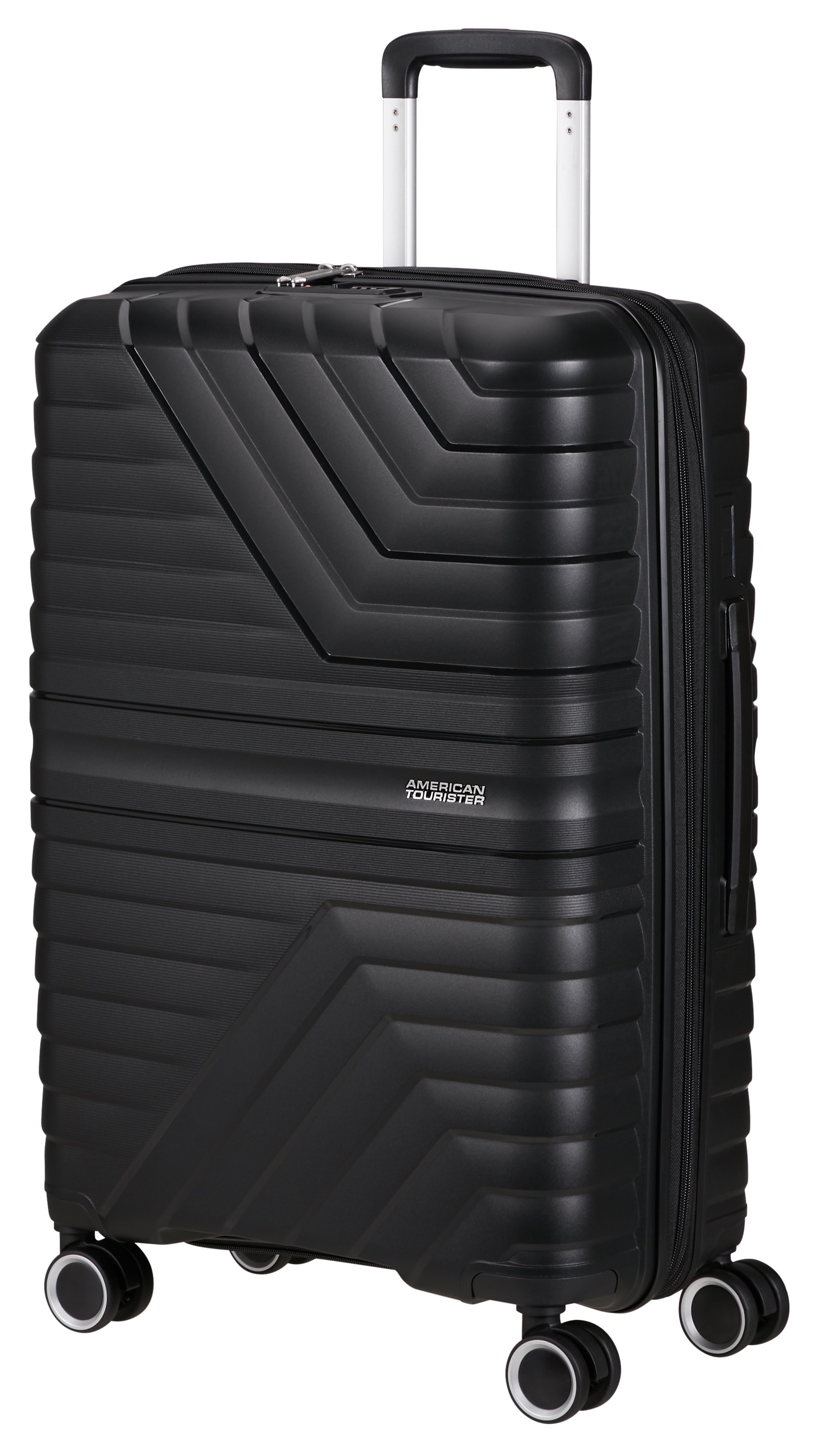 American Tourister® Trolley à coque dure »FLYTWIST, verschiedene Grössen und Farben« 63 litre 4 Rollen valise rigide personnalisable avec extension de volume