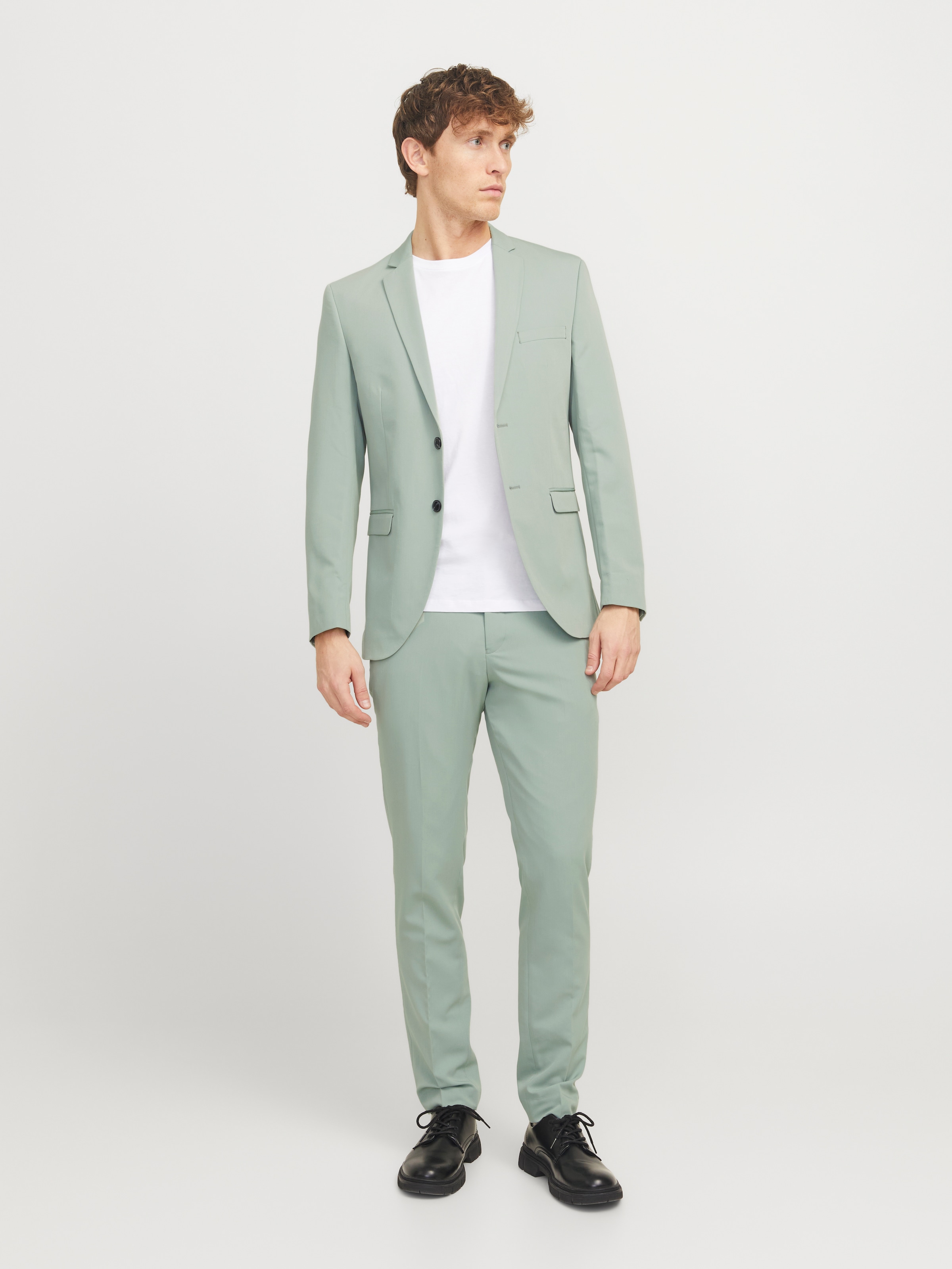 Jack & Jones Costume »JPRFRANCO  Extra schmal, pflegeleicht, stilvoll mit fallendem Revers« coupe slim Materialmix, slim fit
